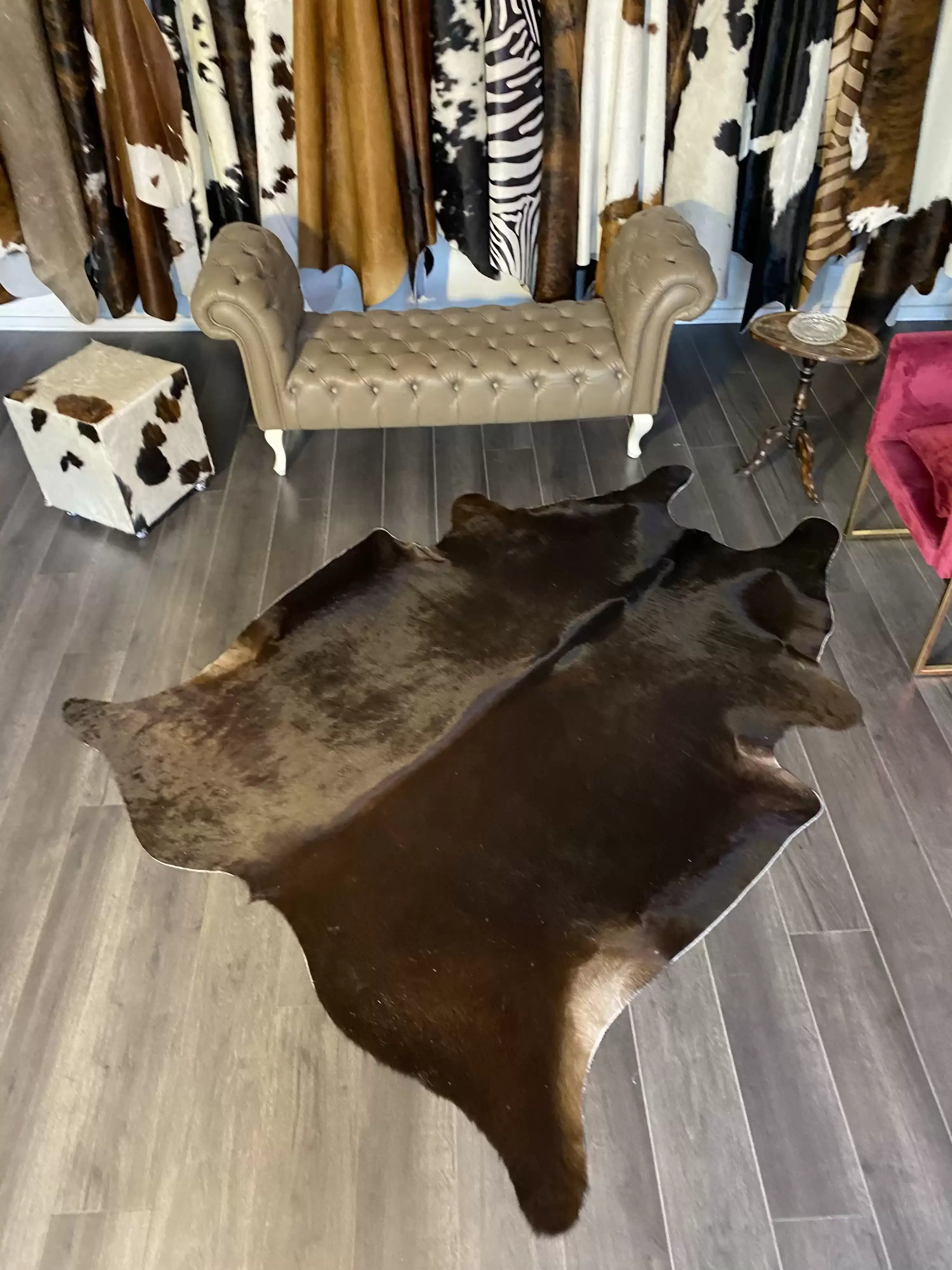 HAKİKİ DERİ DANA POSTU KAHVE 185 x 230 - 0201000101