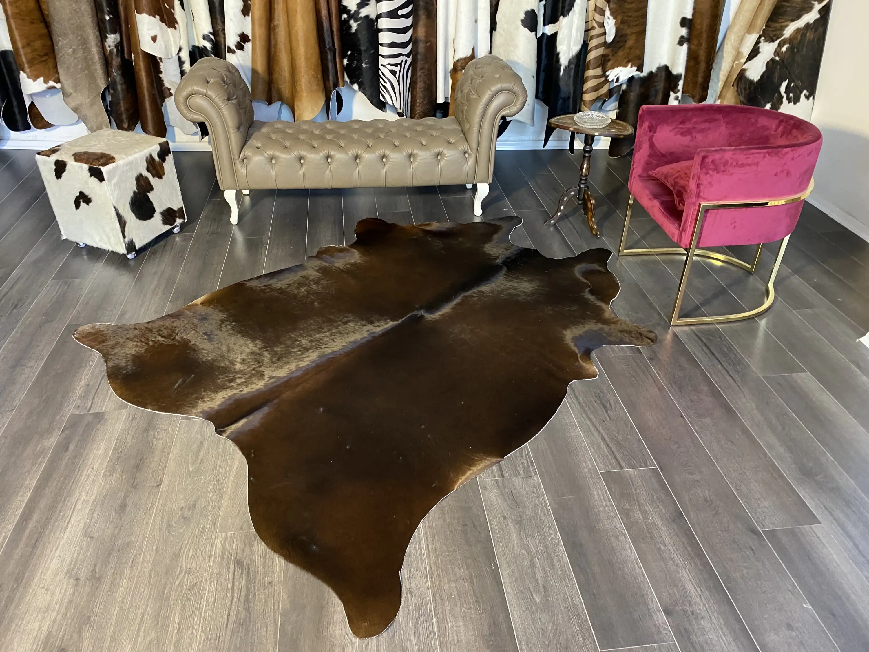 HAKİKİ DERİ DANA POSTU KAHVE 185 x 230 - 0201000106