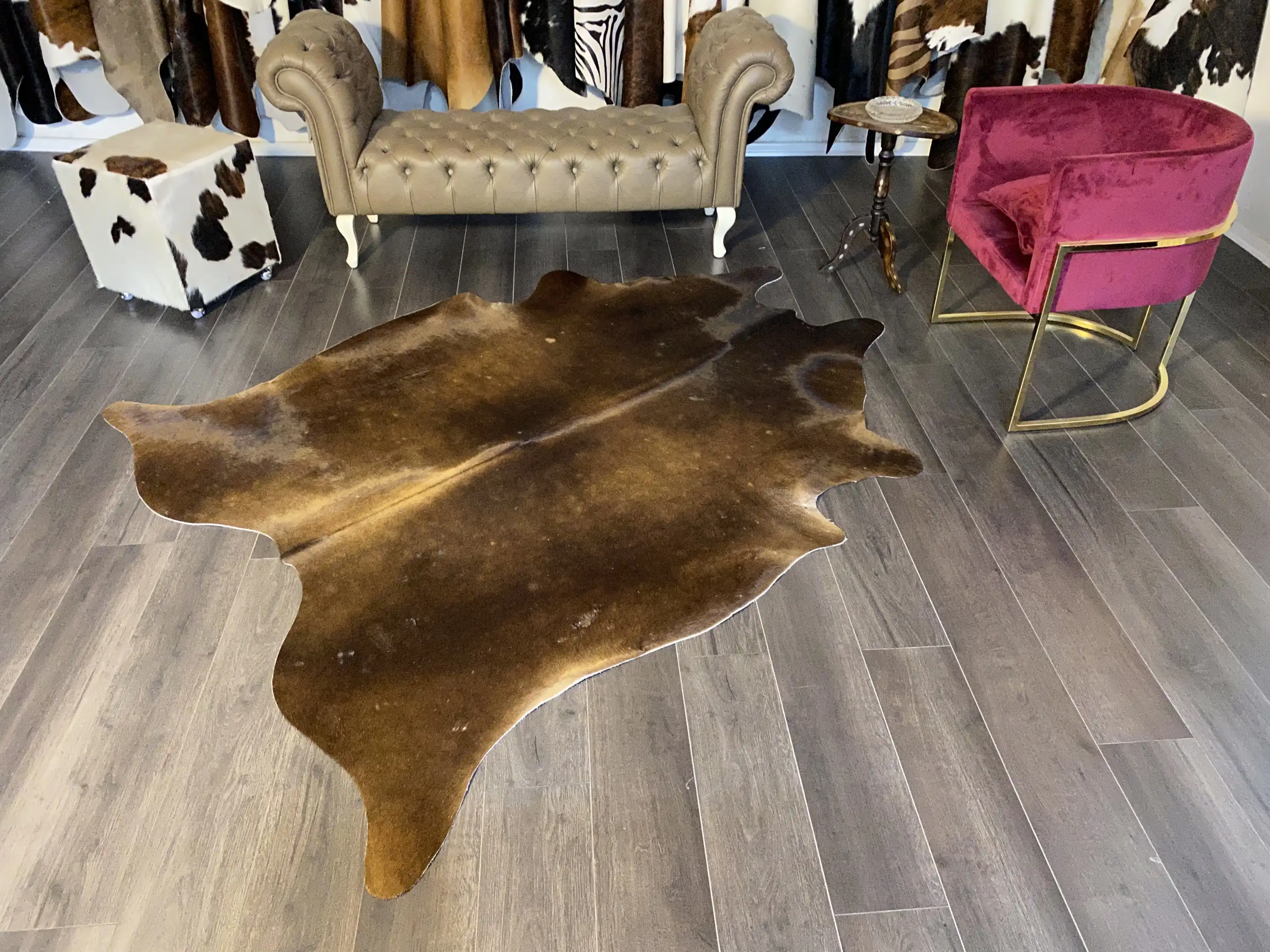 HAKİKİ DERİ DANA POSTU KAHVE 185 x 230 - 0201000151