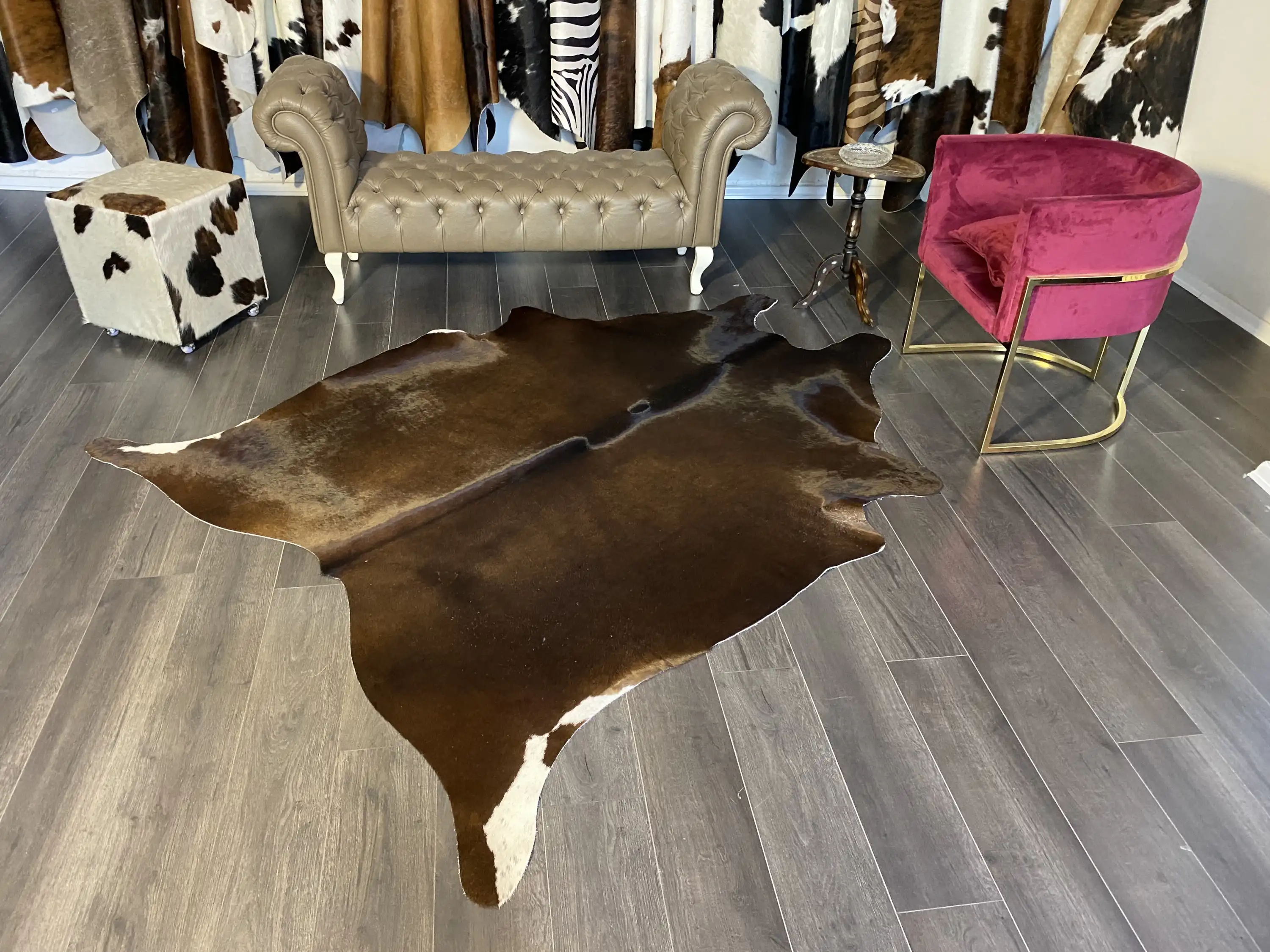 HAKİKİ DERİ DANA POSTU KAHVE 185 x 240 - 0201000102