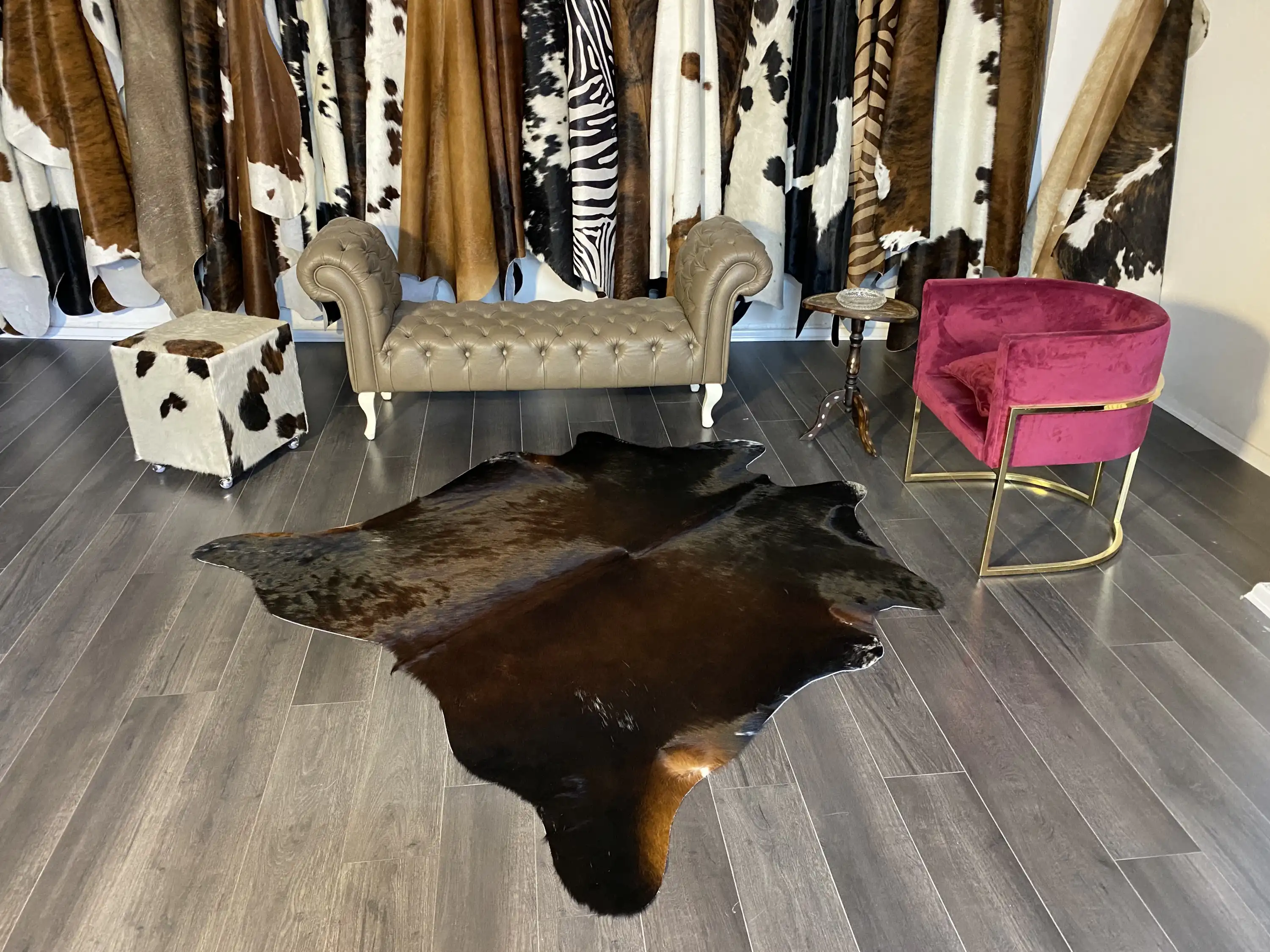 HAKİKİ DERİ DANA POSTU KAHVE 190 x 195 - 0201000116