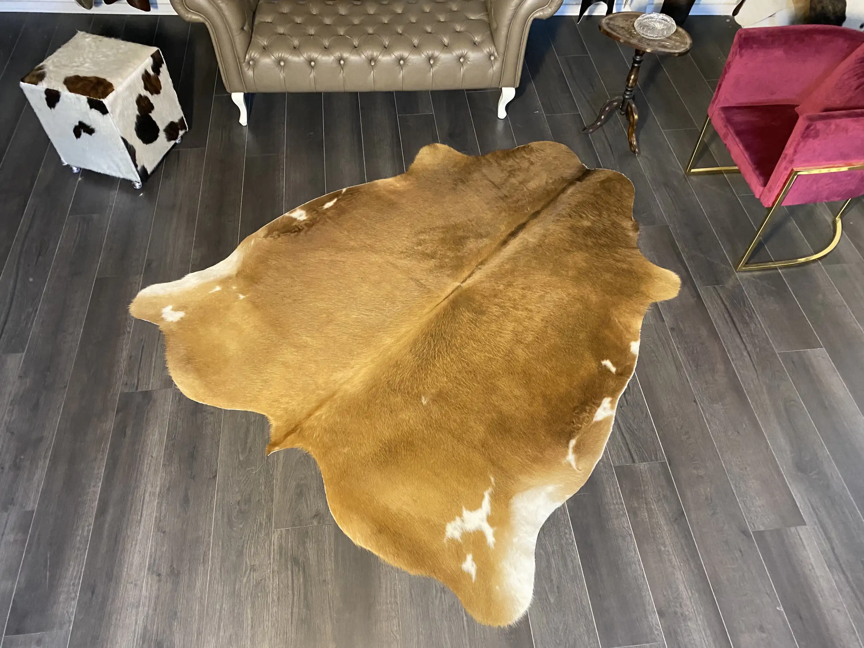 HAKİKİ DERİ DANA POSTU KAHVE 190 x 215 - 0201000062