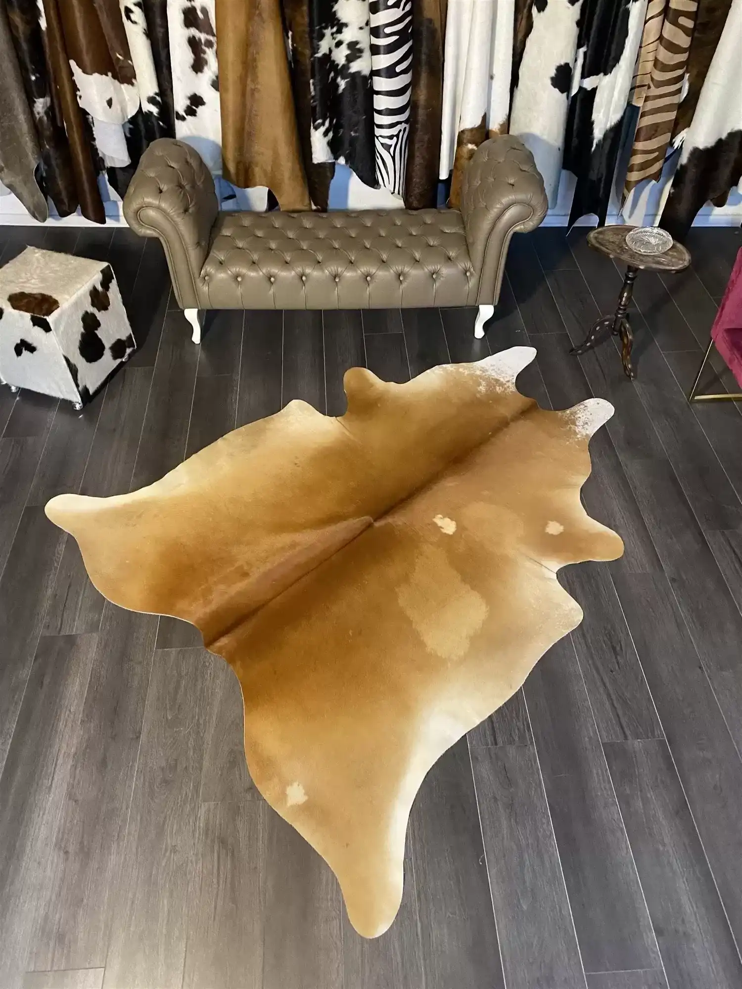 HAKİKİ DERİ DANA POSTU KAHVE 190 x 220 - 0201000050