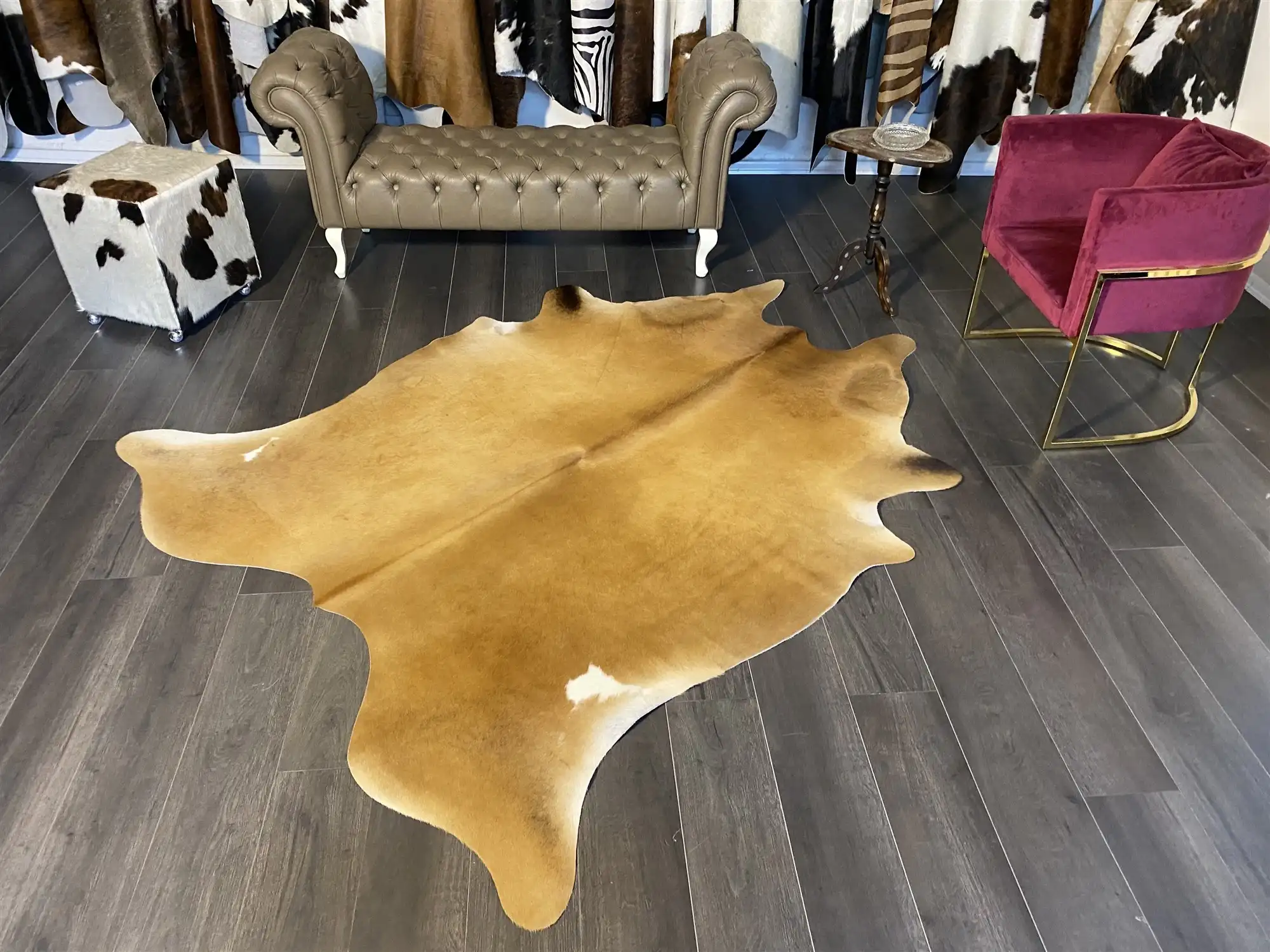 HAKİKİ DERİ DANA POSTU KAHVE 190 x 225 - 0201000042