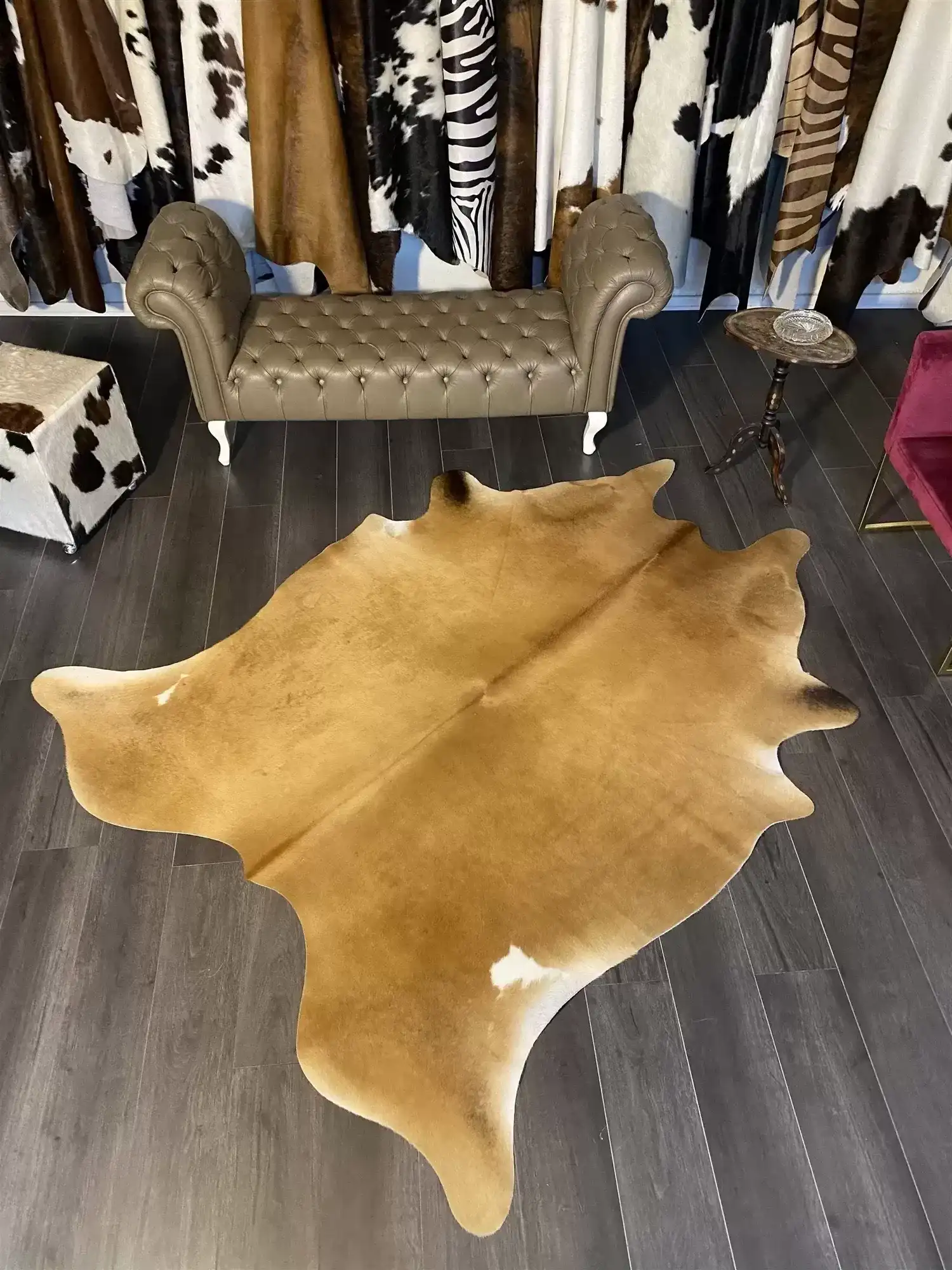 HAKİKİ DERİ DANA POSTU KAHVE 190 x 225 - 0201000042