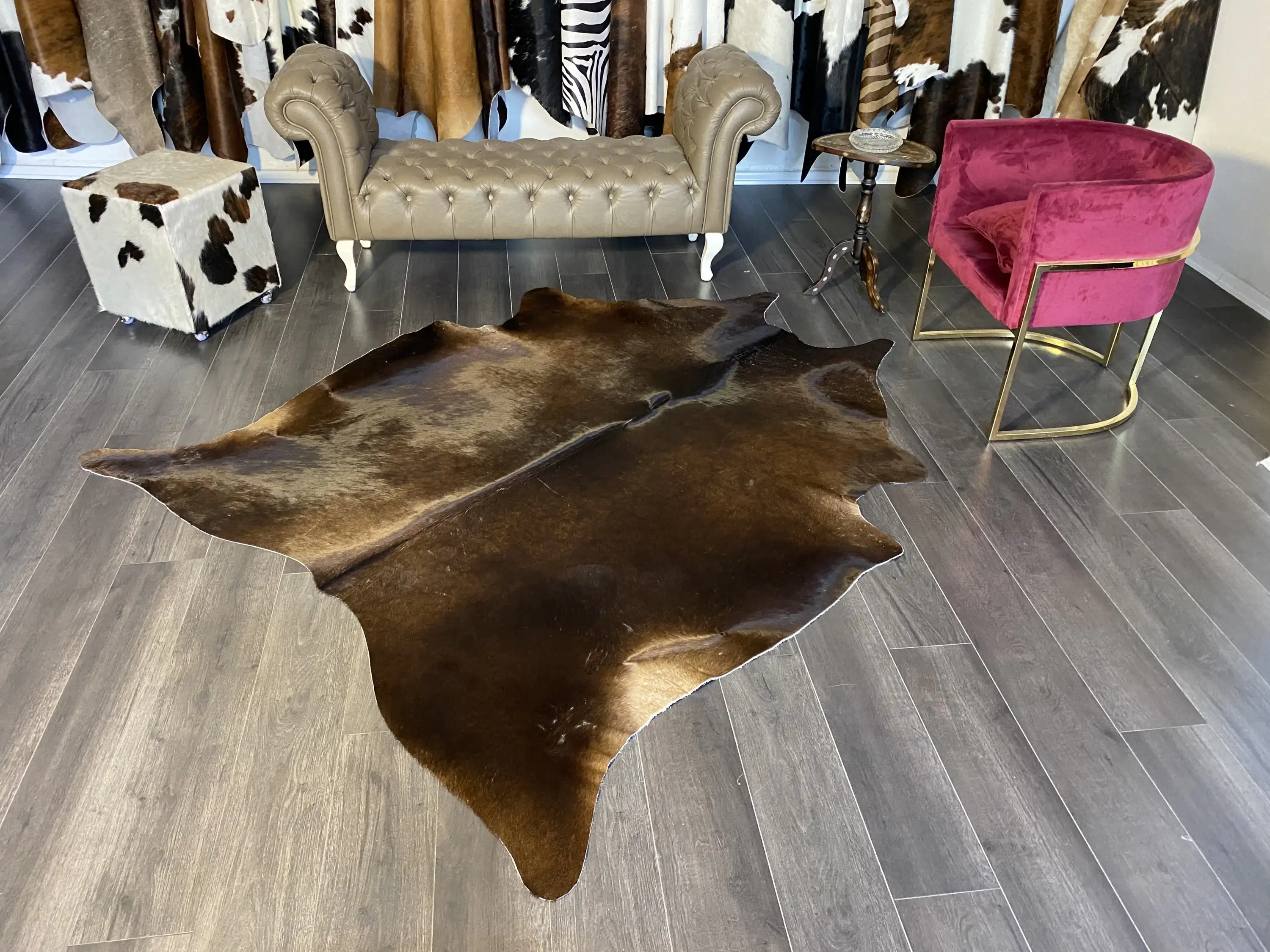 HAKİKİ DERİ DANA POSTU KAHVE 190 x 225 - 0201000111