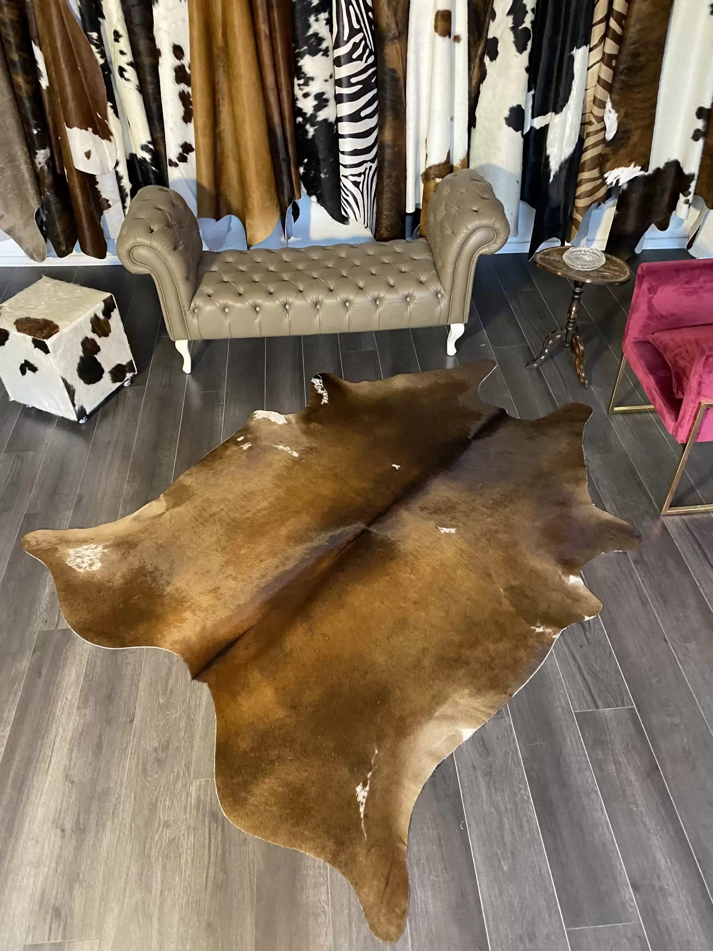 HAKİKİ DERİ DANA POSTU KAHVE 190 x 230 - 0201000100