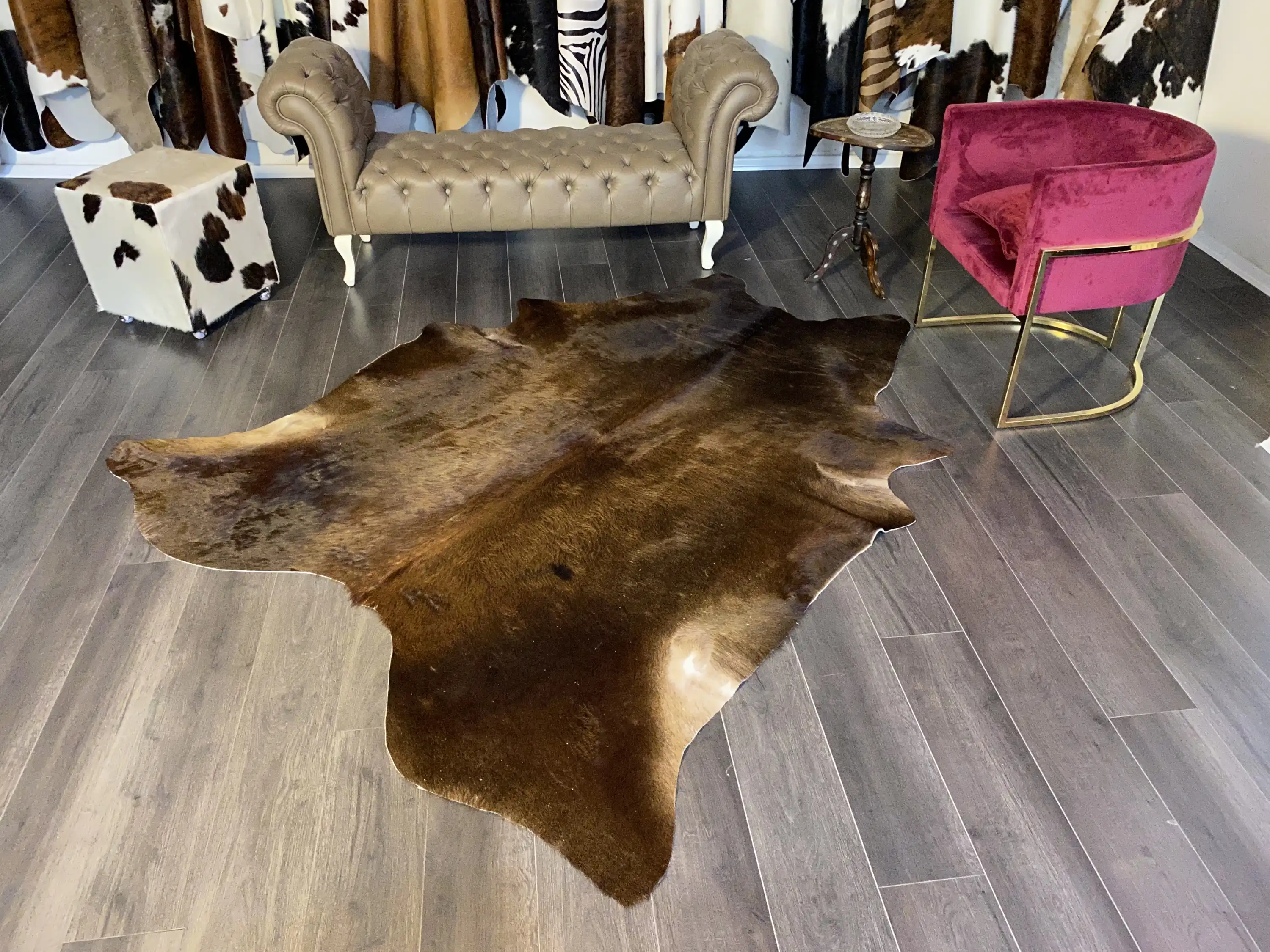 HAKİKİ DERİ DANA POSTU KAHVE 195 x 230 - 0201000087