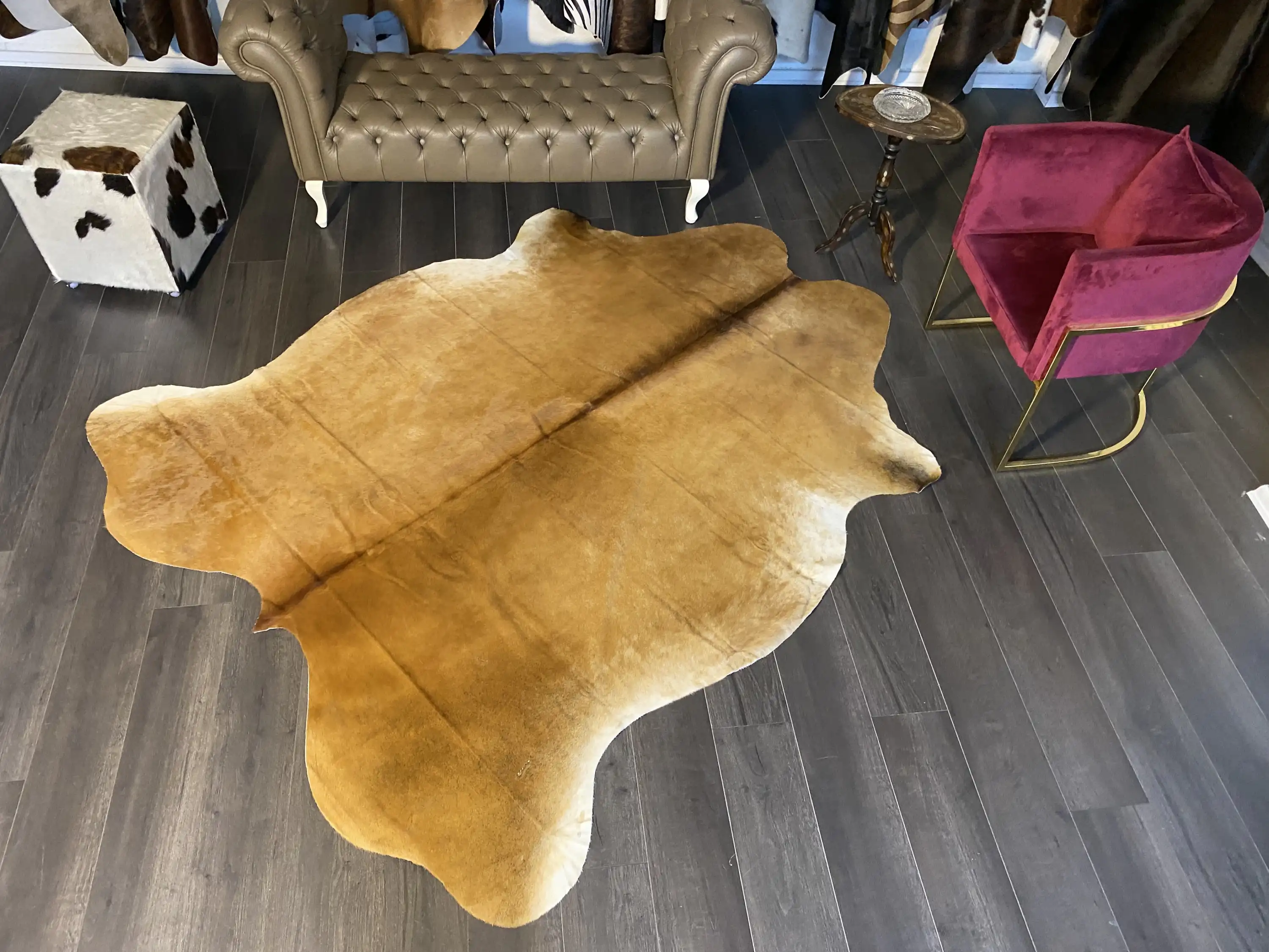 HAKİKİ DERİ DANA POSTU KAHVE 195 x 235 - 0201000166