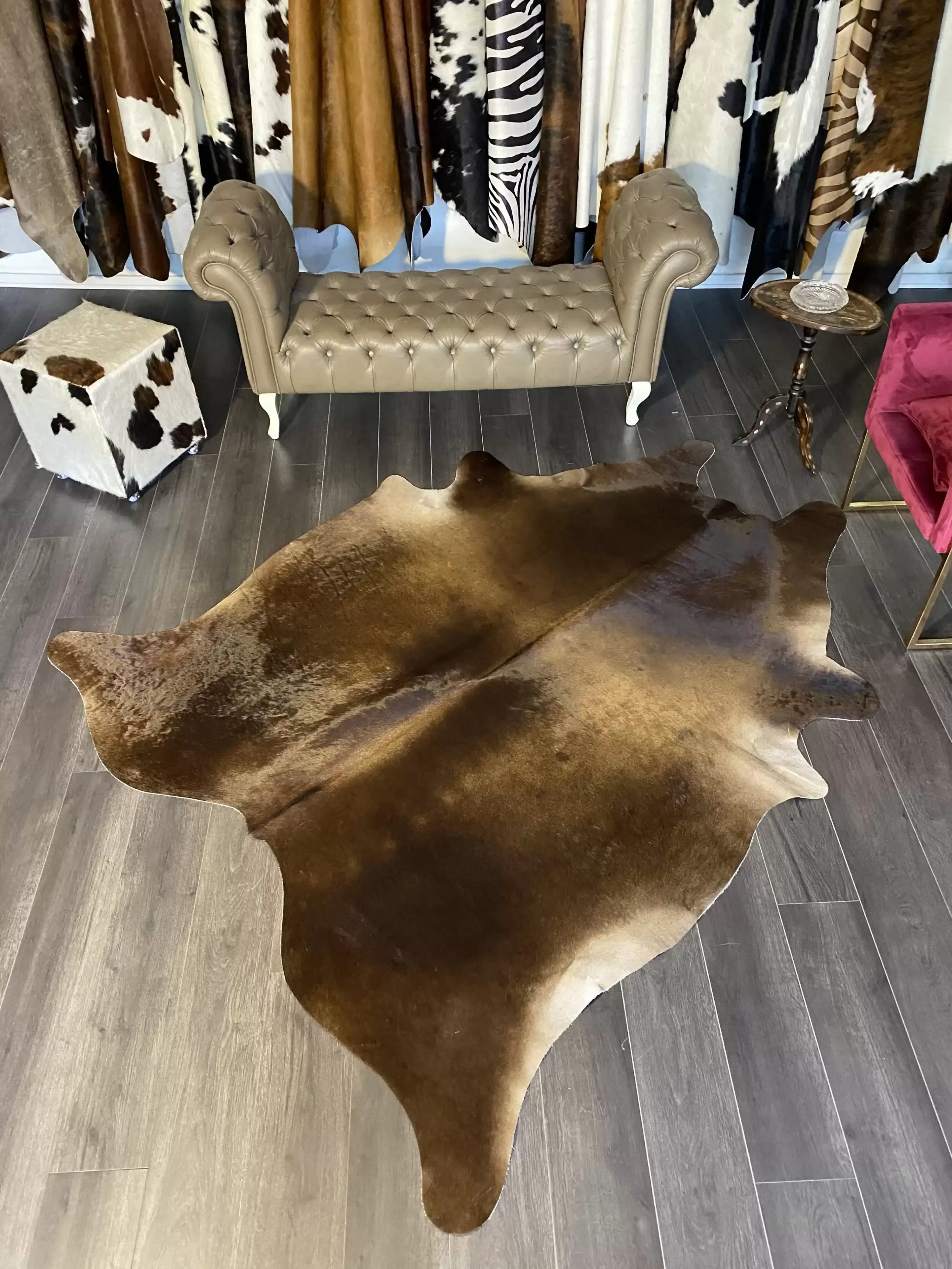 HAKİKİ DERİ DANA POSTU KAHVE 195 x 245 - 0201000113