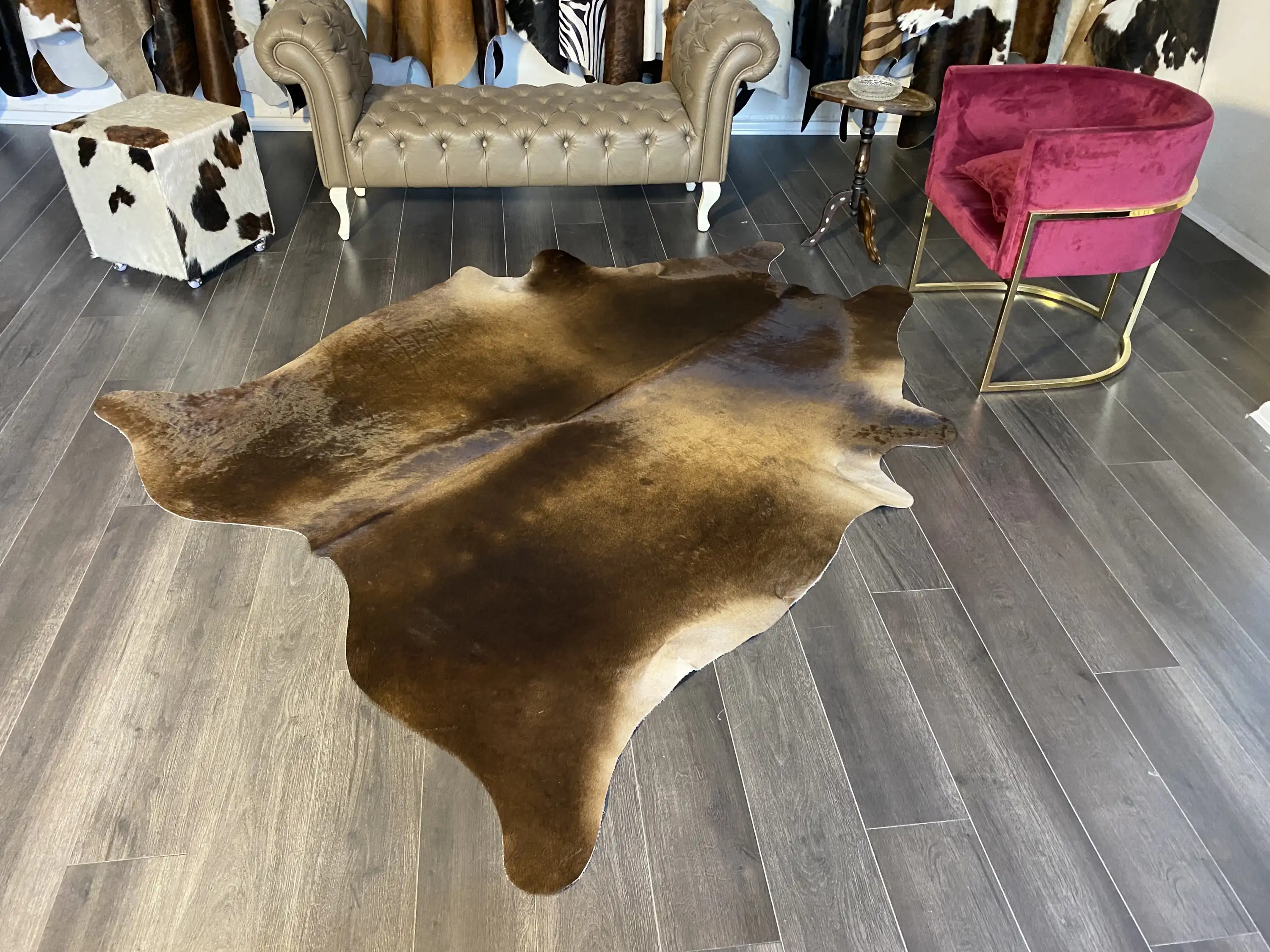 HAKİKİ DERİ DANA POSTU KAHVE 195 x 245 - 0201000113