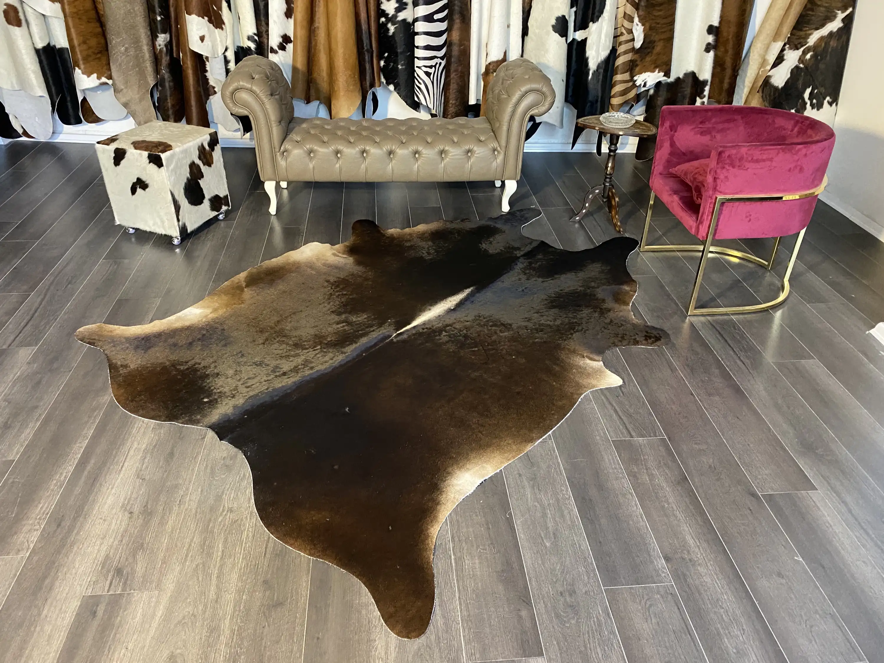 HAKİKİ DERİ DANA POSTU KAHVE 195 x 255 - 0201000118