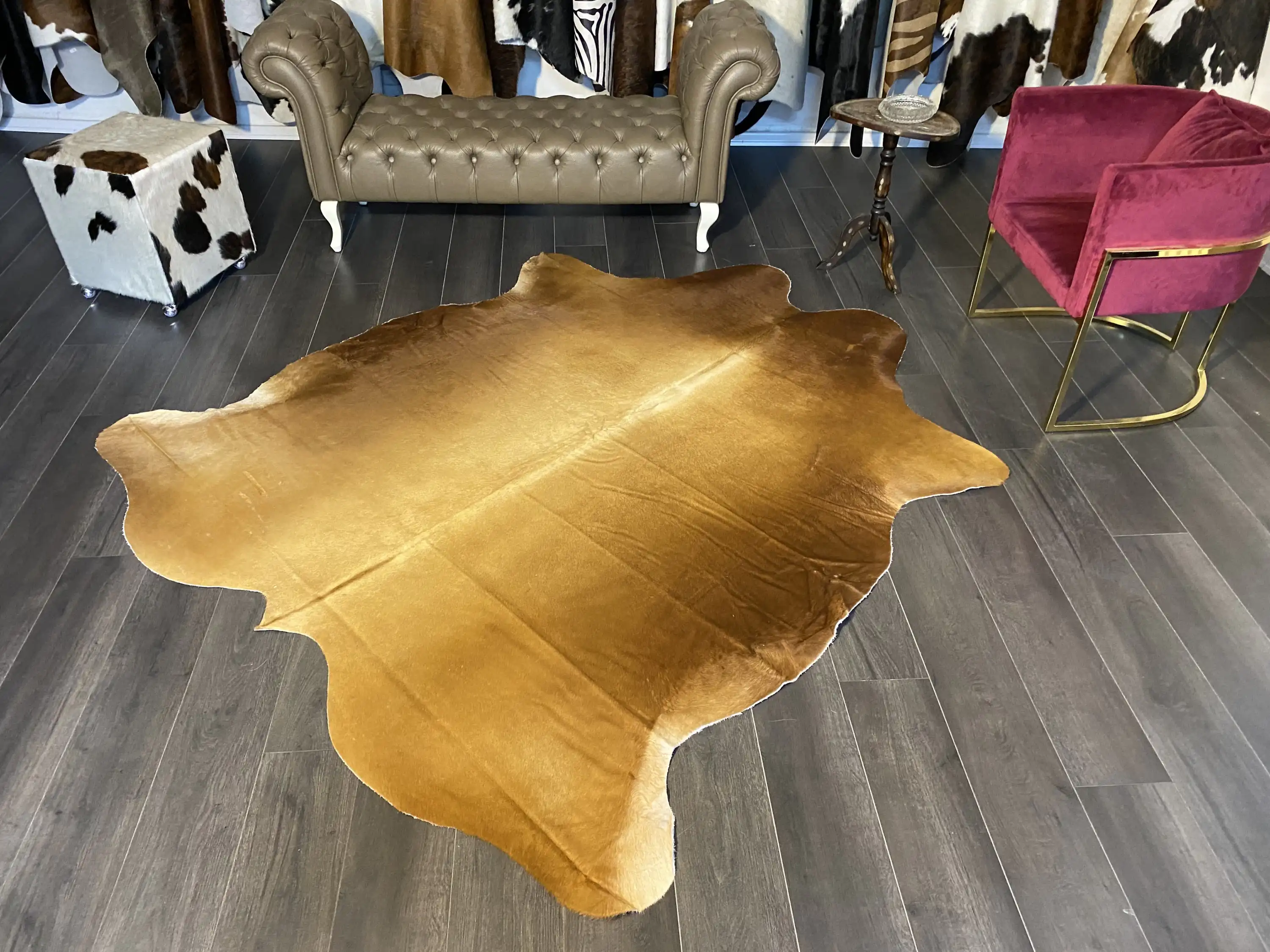 HAKİKİ DERİ DANA POSTU KAHVE 200 x 220 - 0201000059