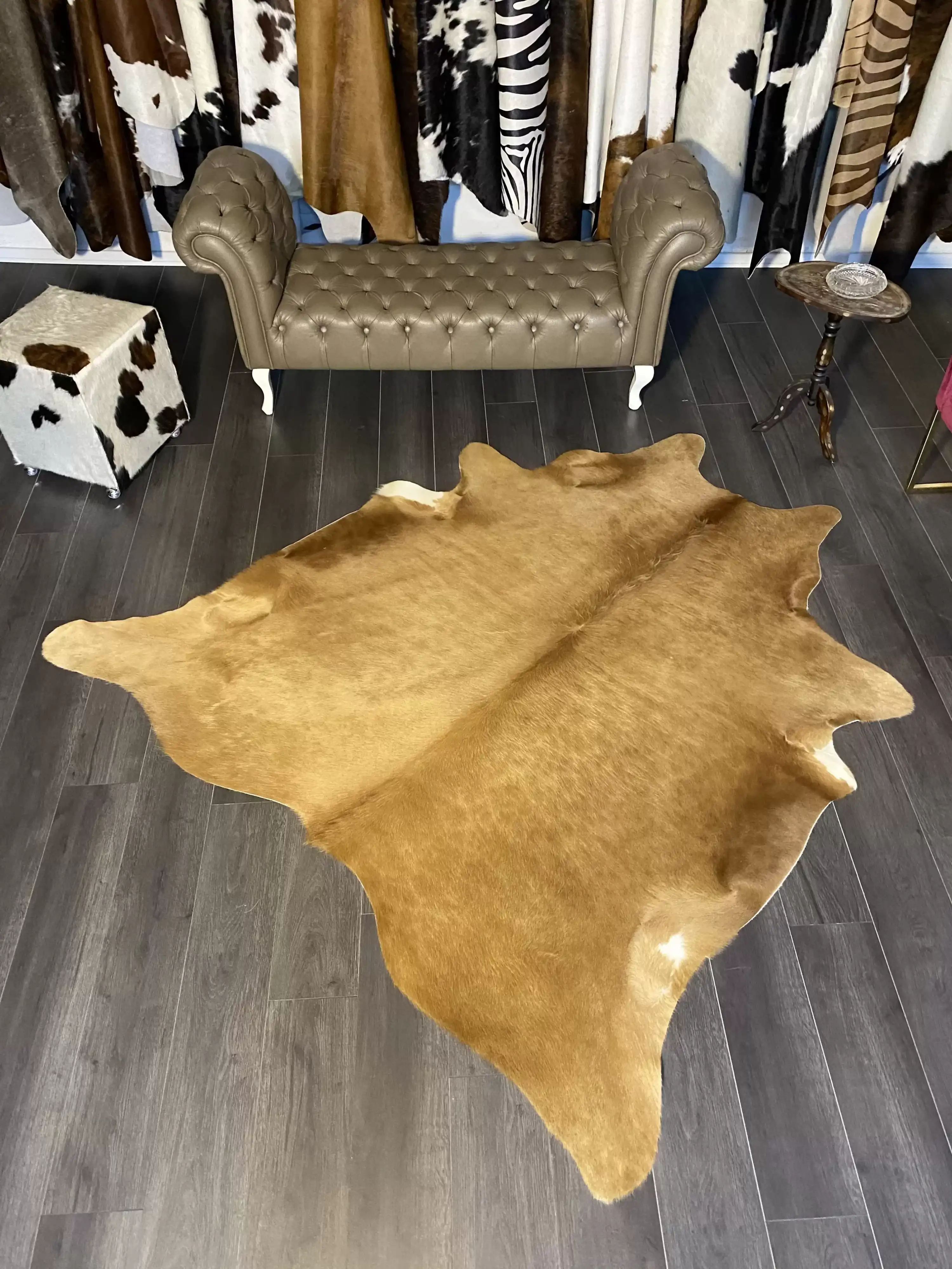 HAKİKİ DERİ DANA POSTU KAHVE 205 x 210 - 0201000055