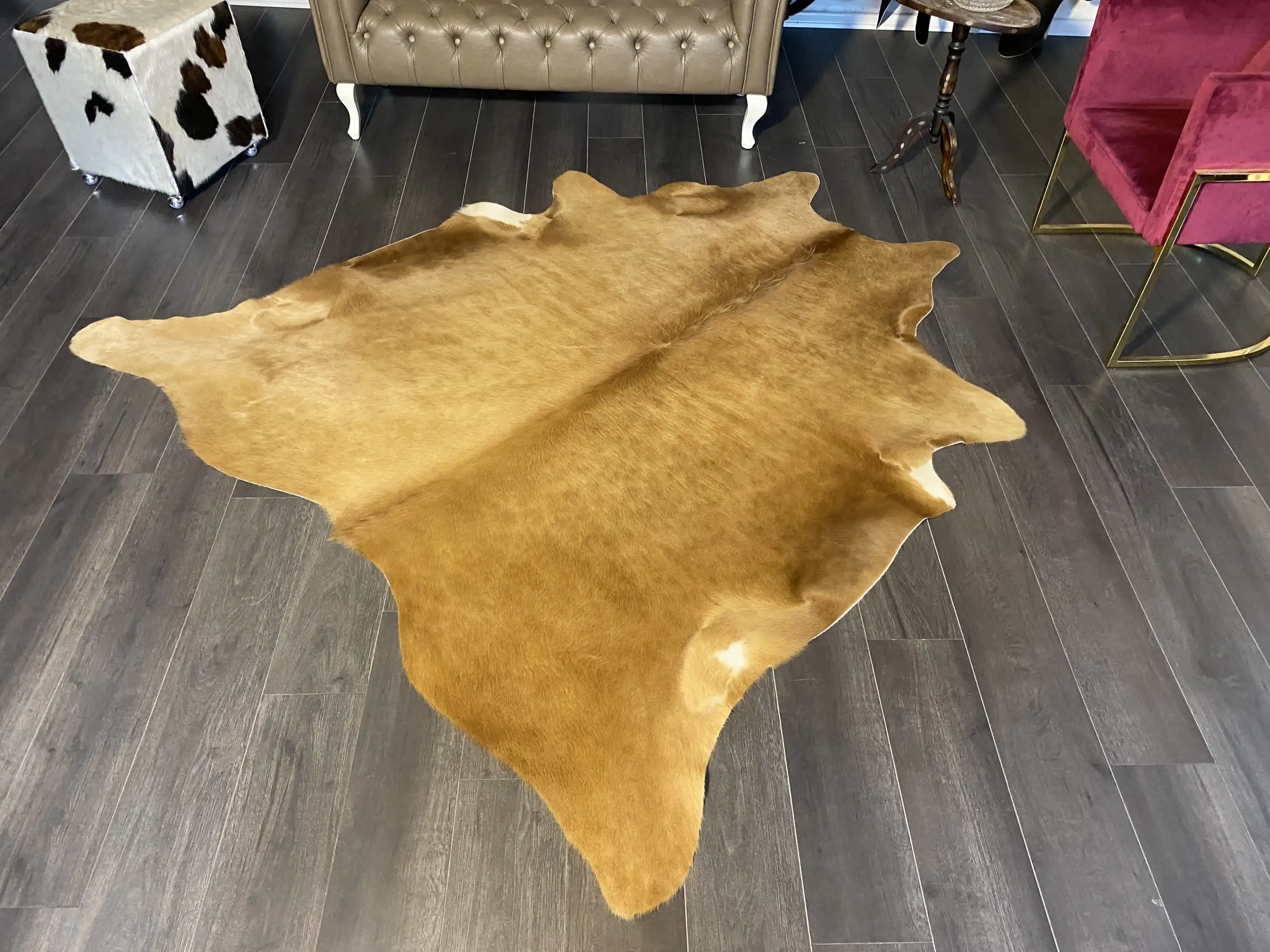 HAKİKİ DERİ DANA POSTU KAHVE 205 x 210 - 0201000055