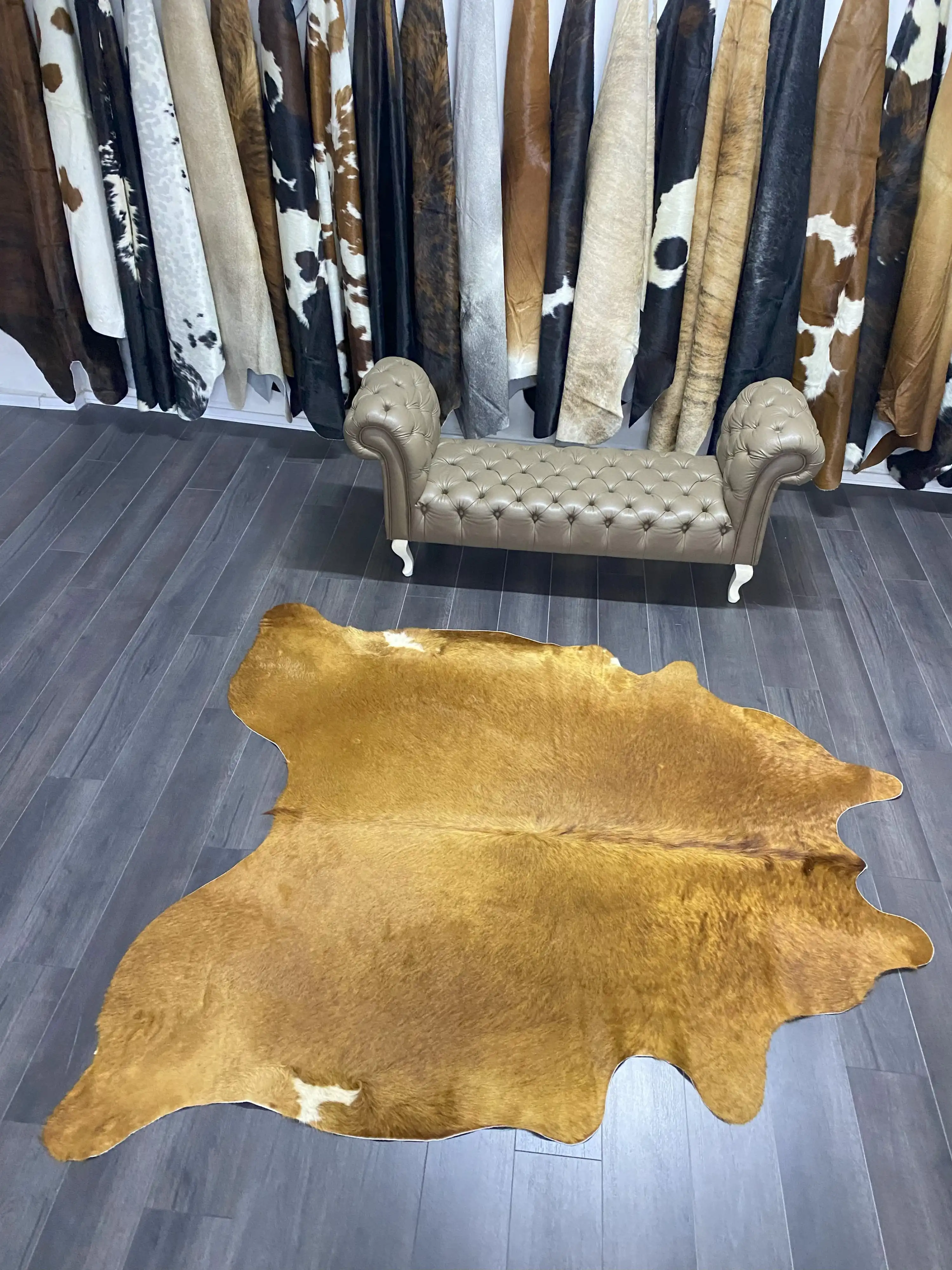 HAKİKİ DERİ DANA POSTU KAHVE 205 x 220 - 0201000026