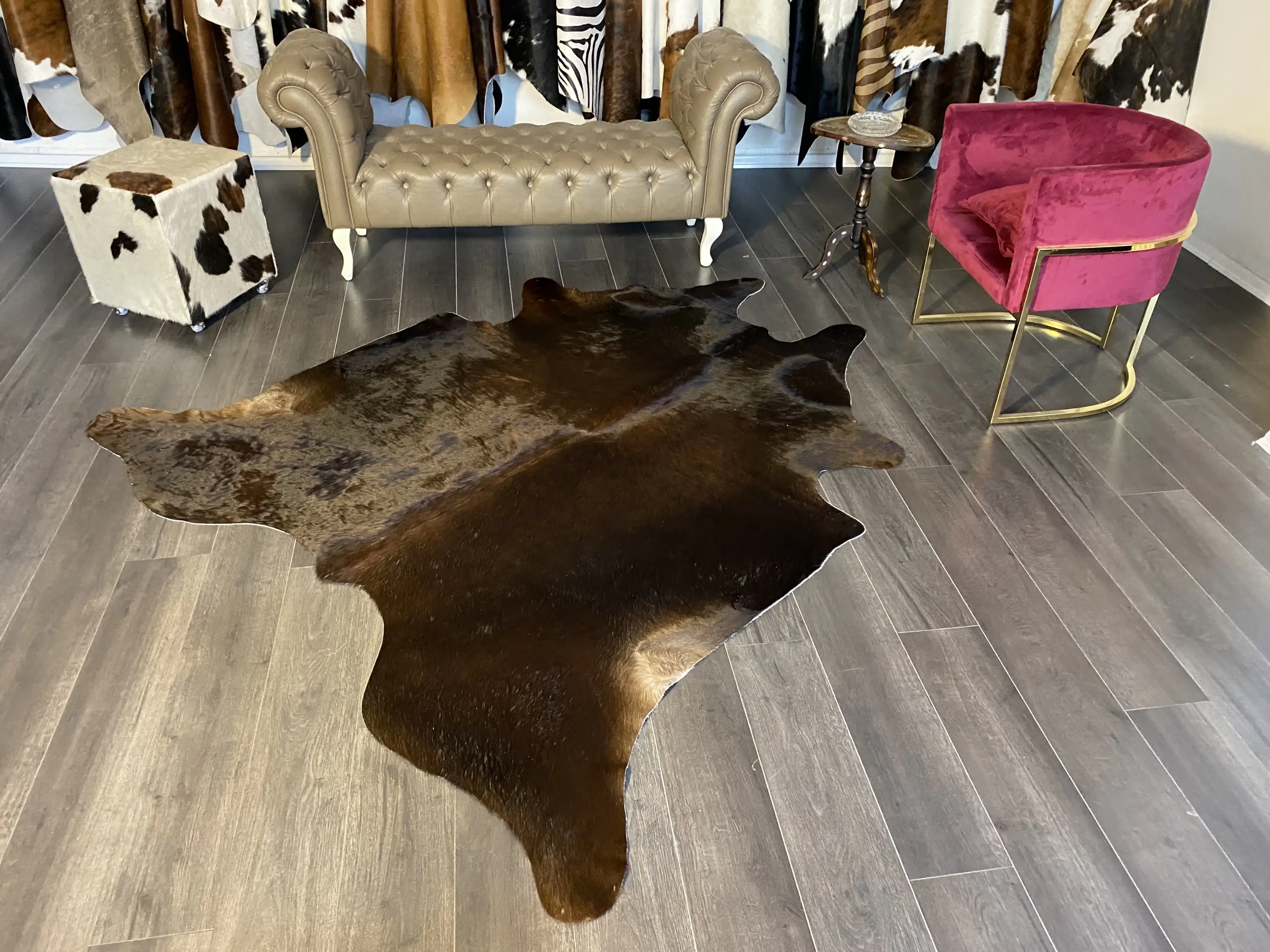 HAKİKİ DERİ DANA POSTU KAHVE 205 x 225 - 0201000108