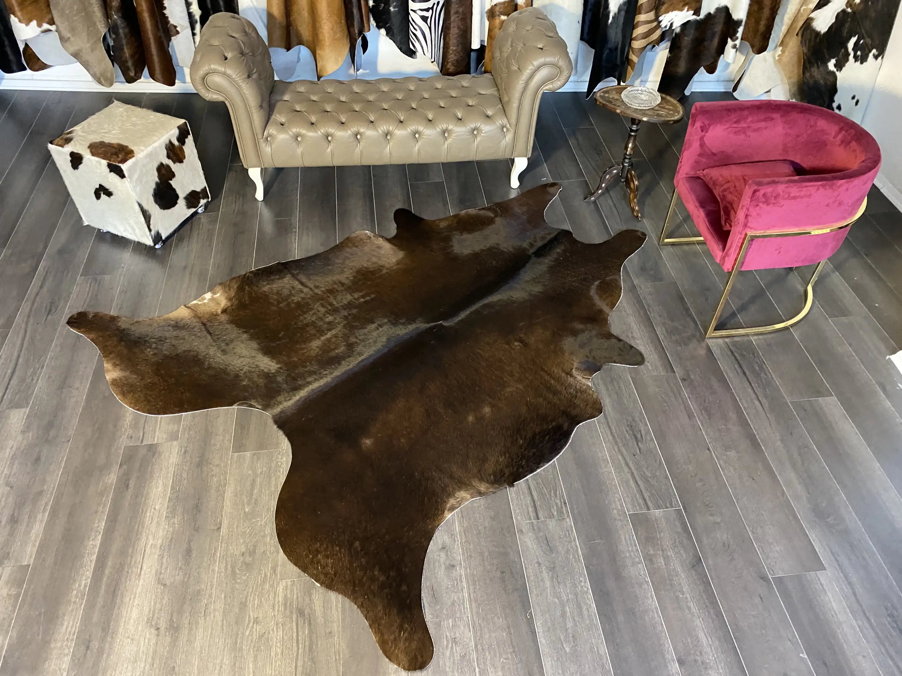 HAKİKİ DERİ DANA POSTU KAHVE 205 x 230 - 0201000110