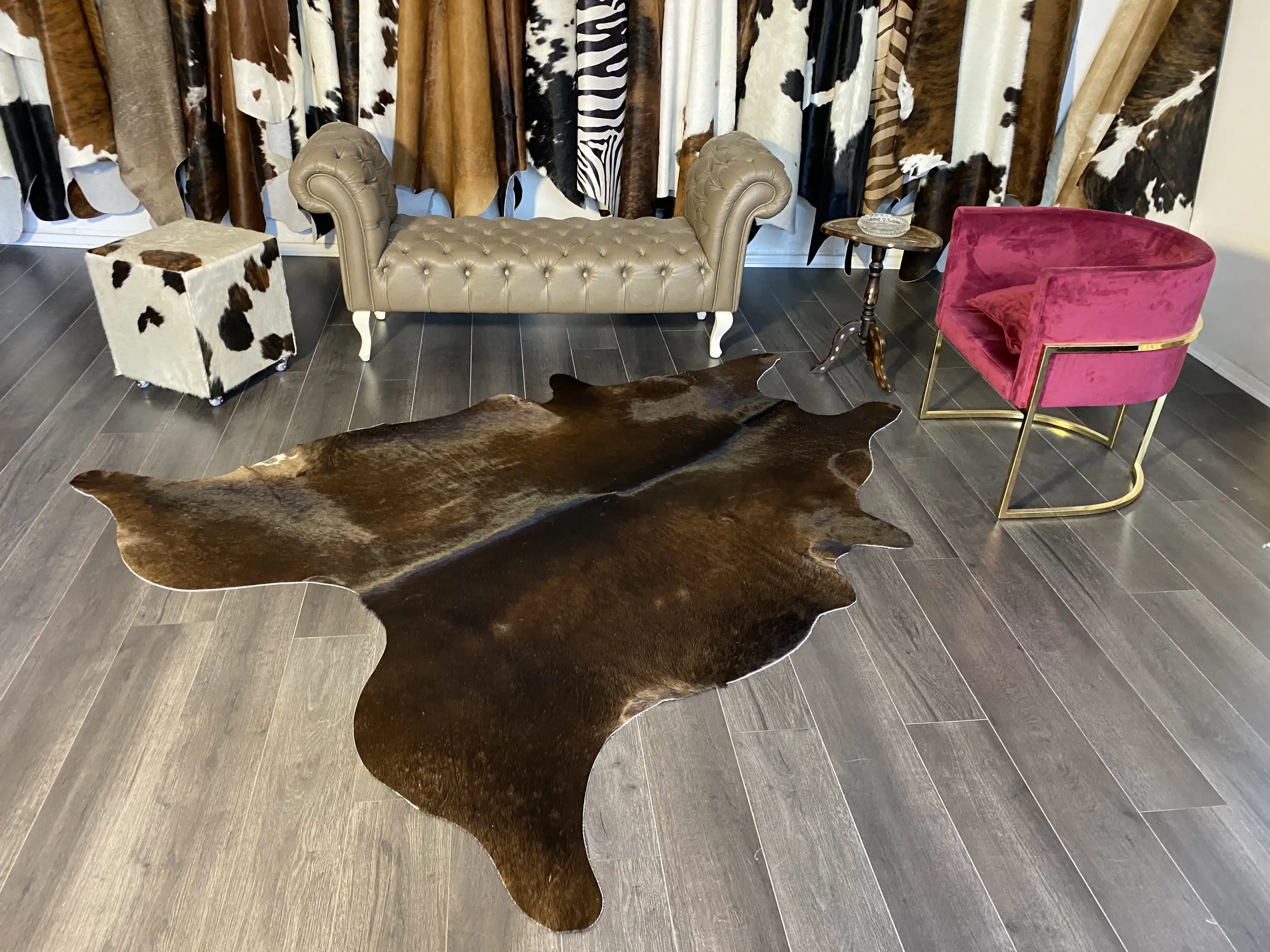 HAKİKİ DERİ DANA POSTU KAHVE 205 x 230 - 0201000110