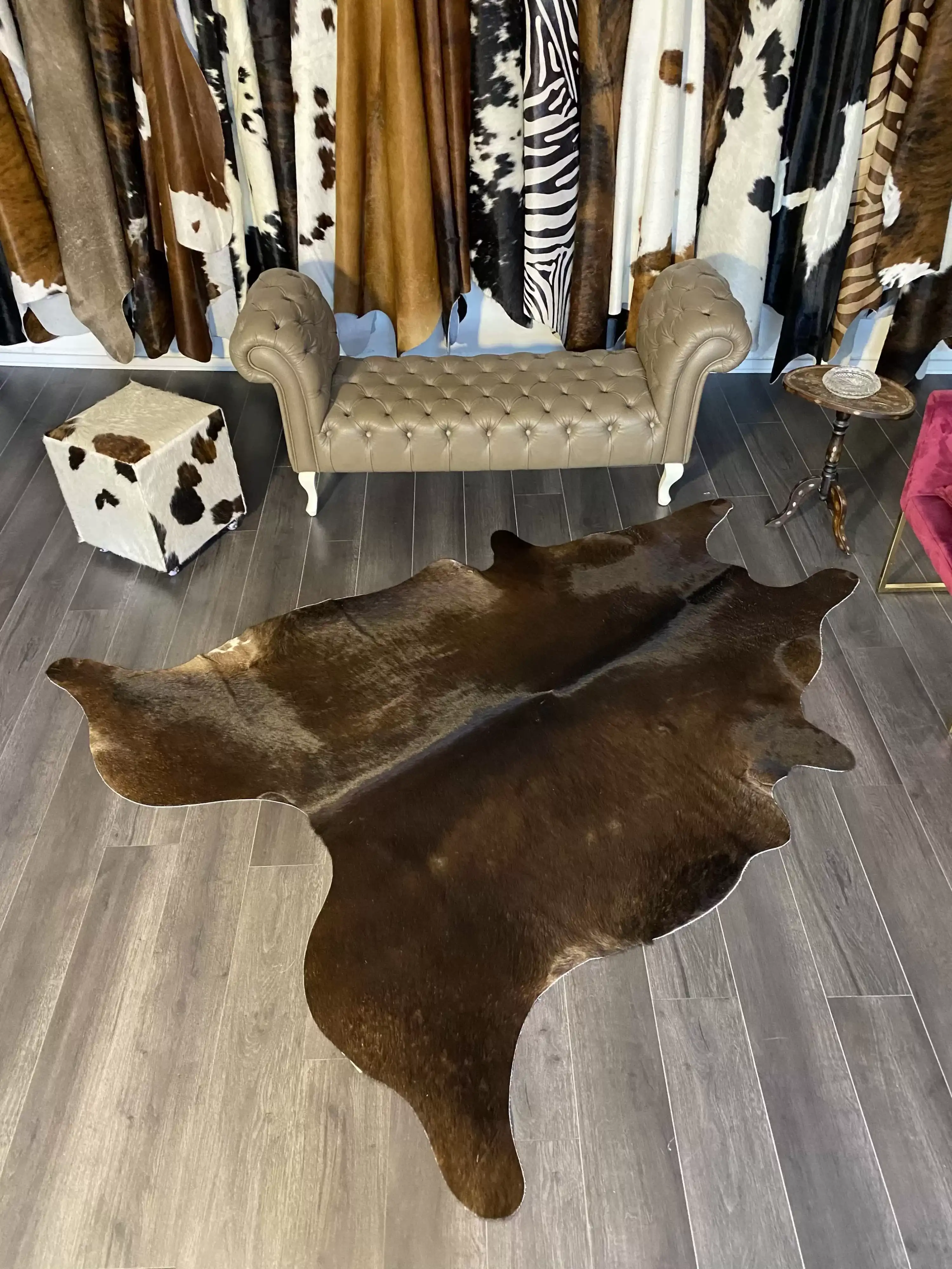 HAKİKİ DERİ DANA POSTU KAHVE 205 x 230 - 0201000110