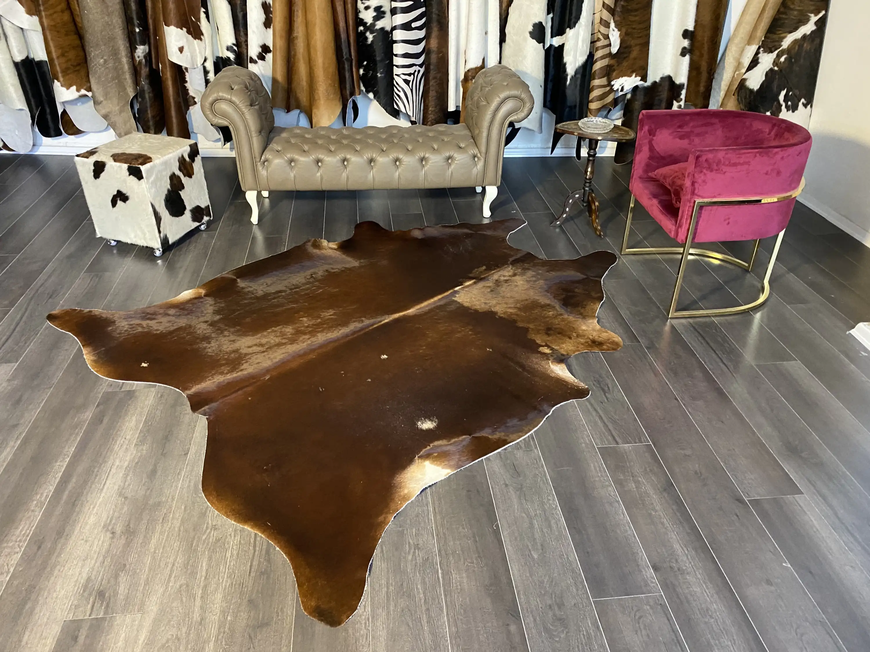 HAKİKİ DERİ DANA POSTU KAHVE 205 x 240 - 0201000115