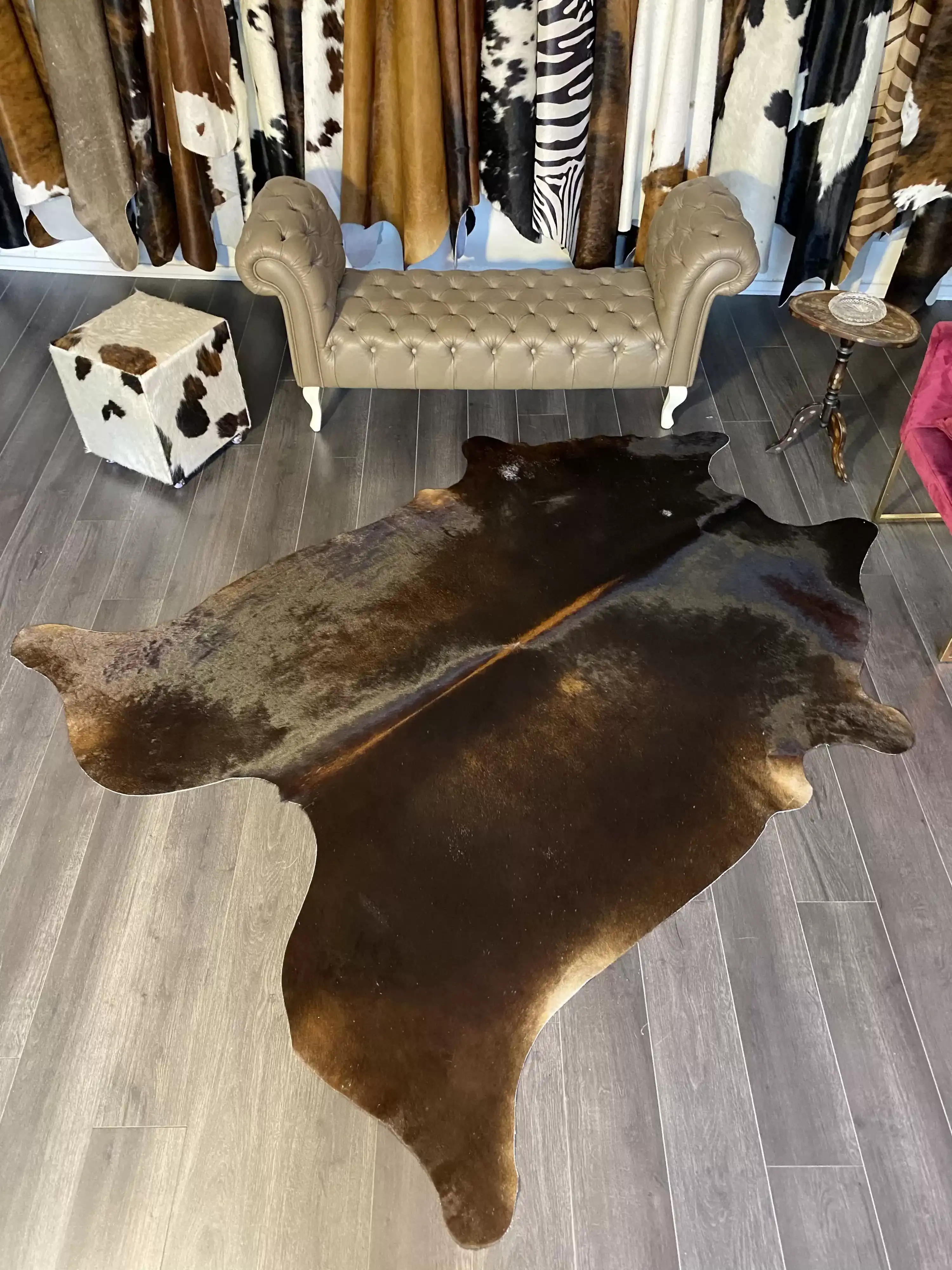 HAKİKİ DERİ DANA POSTU KAHVE 210 x 245 - 0201000096