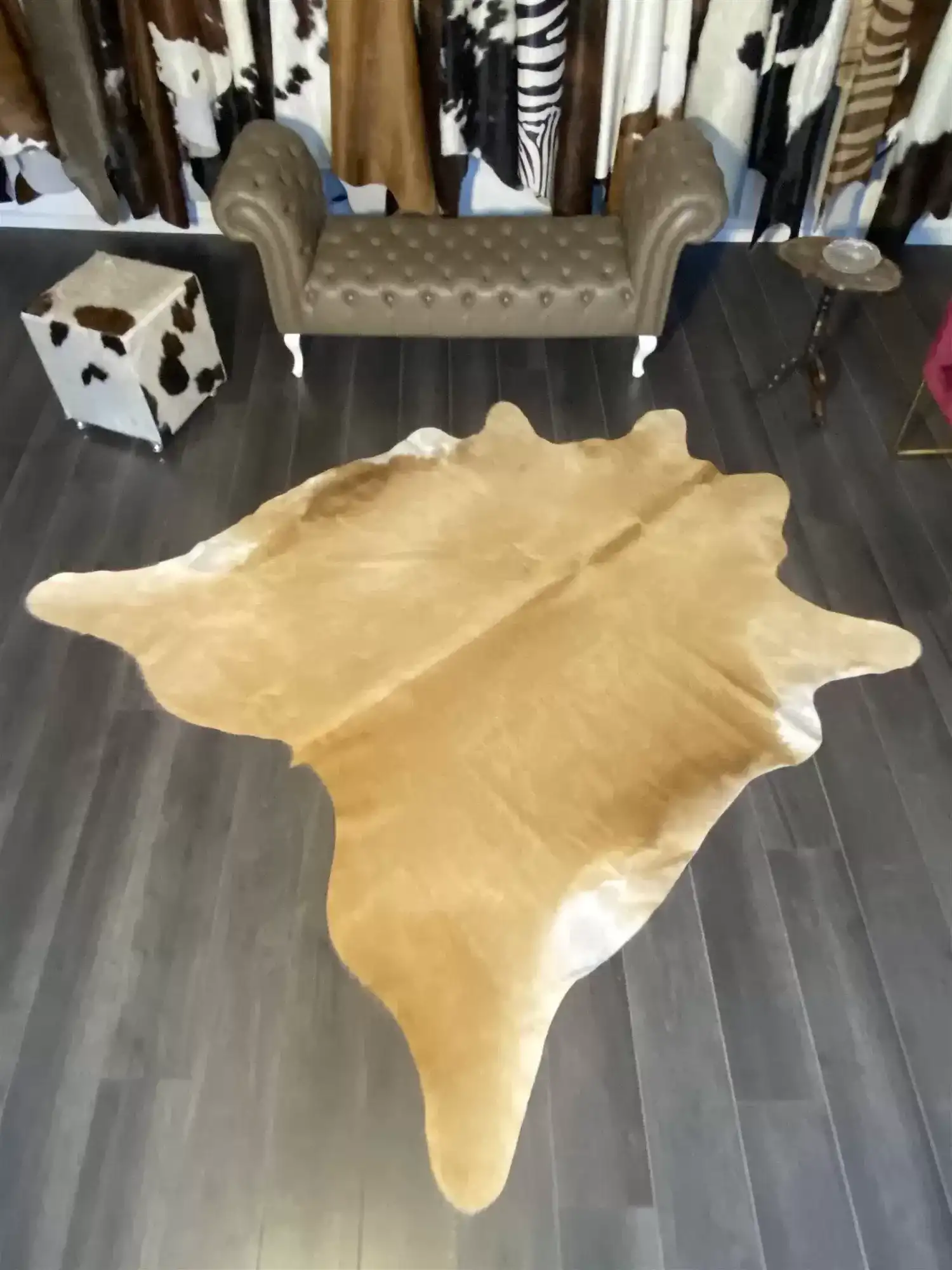 HAKİKİ DERİ DANA POSTU KAHVE 215 x 235 - 0201000054