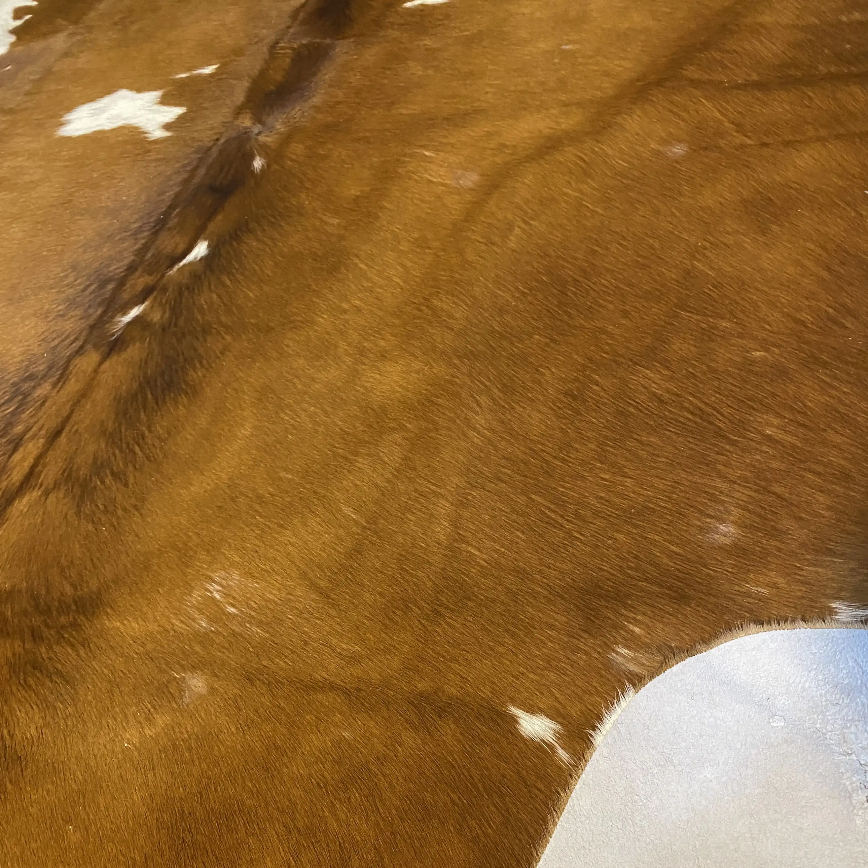 HAKİKİ DERİ DANA POSTU KAHVE - BEYAZ 205 x 220 - 0801000078