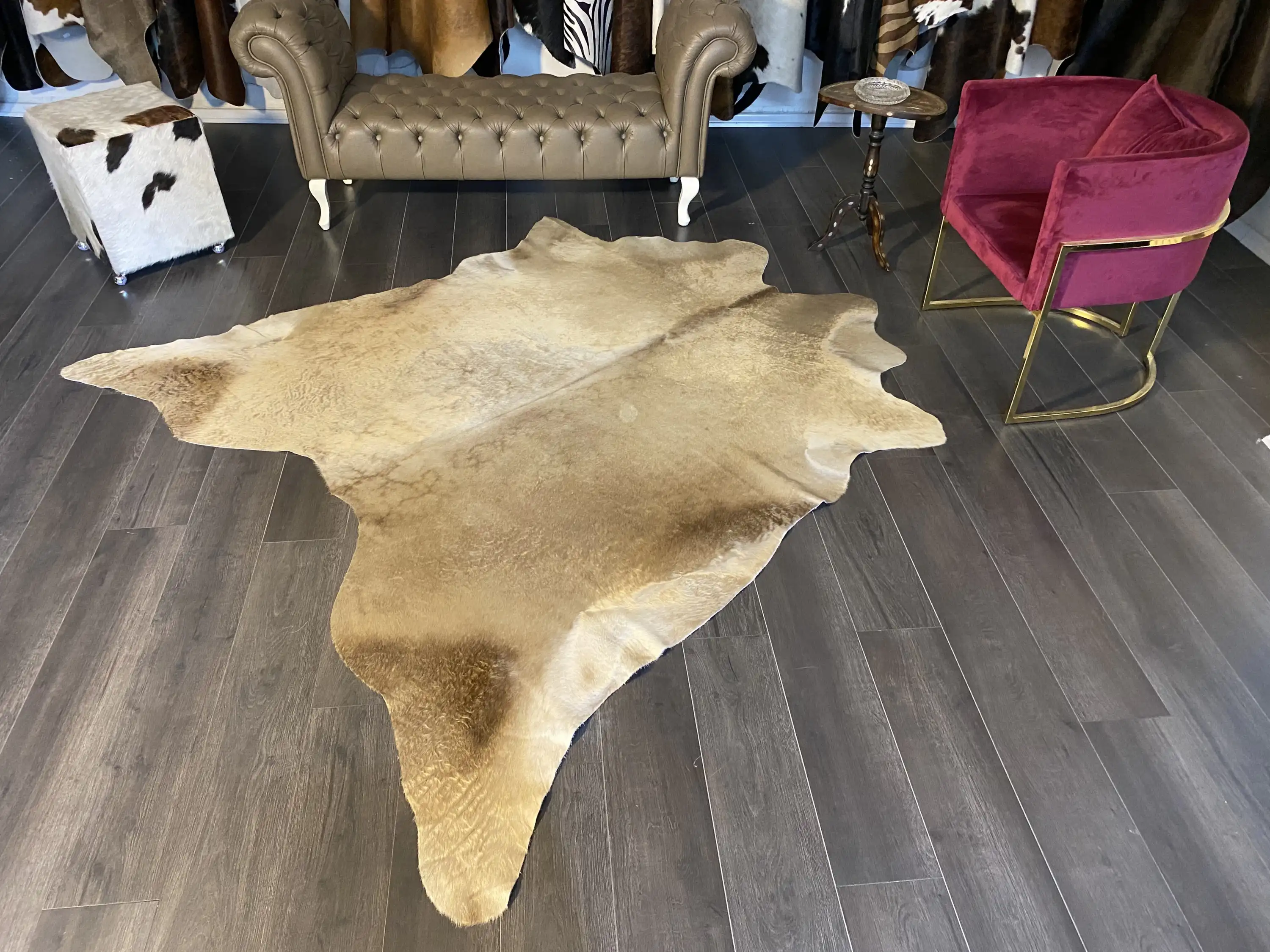 HAKİKİ DERİ DANA POSTU KREM 215 x 235 - 0501000002