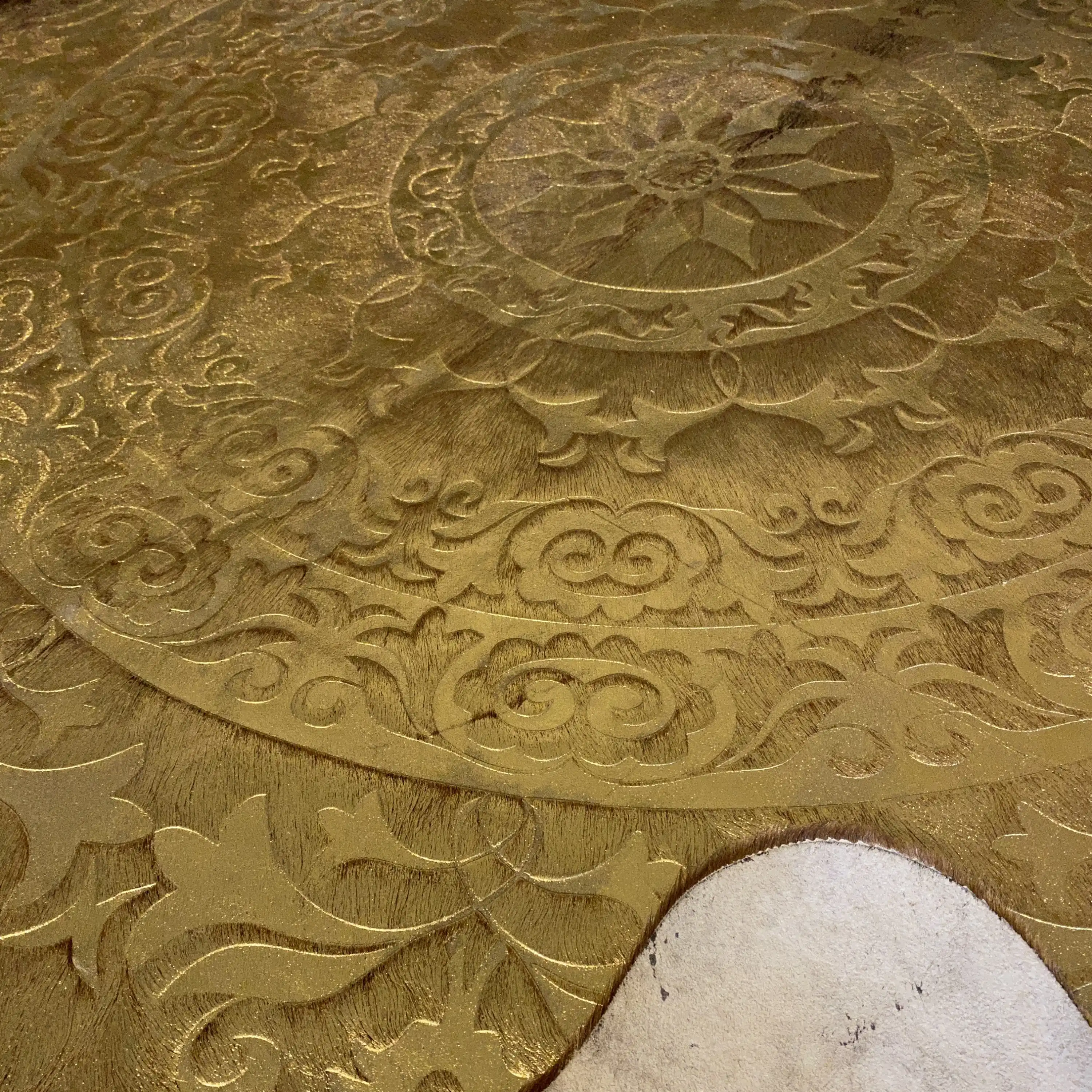 HAKİKİ DERİ DANA POSTU LAZERLİ-VARAKLI 170 x 210 - 1401000018