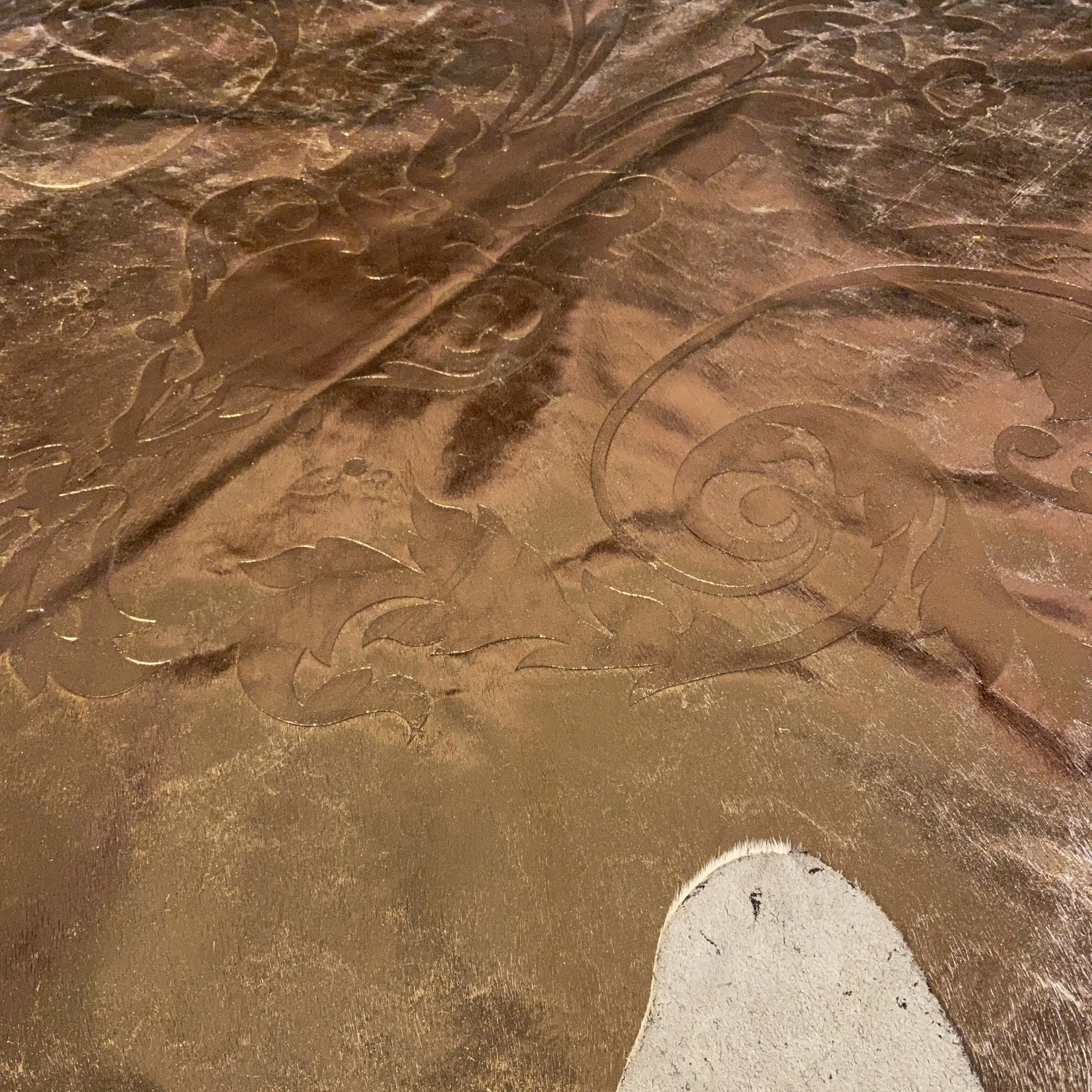 HAKİKİ DERİ DANA POSTU LAZERLİ-VARAKLI 180 x 205 - 1401000043