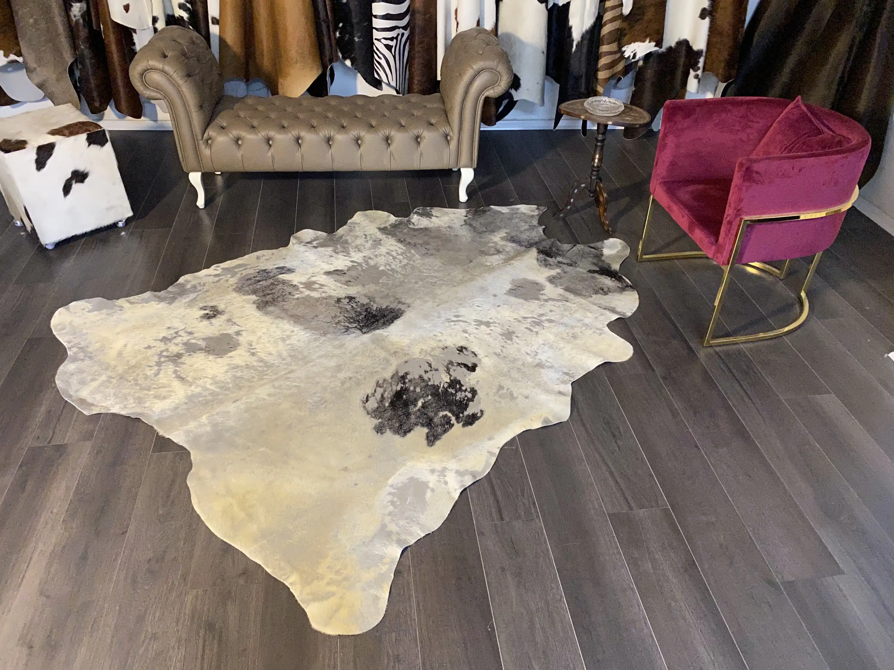 HAKİKİ DERİ DANA POSTU LAZERLİ-VARAKLI 190 x 220 - 1401000015