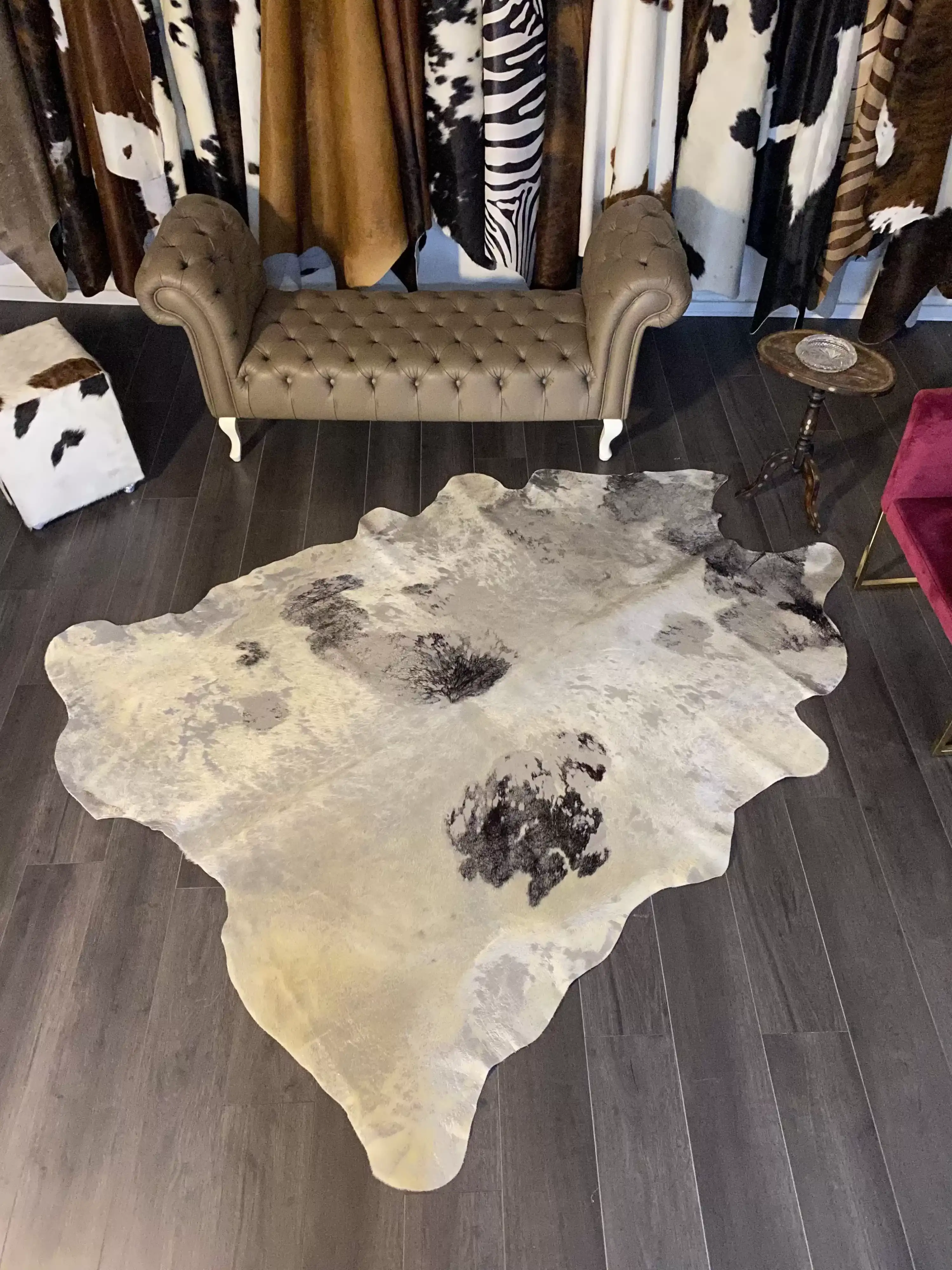 HAKİKİ DERİ DANA POSTU LAZERLİ-VARAKLI 190 x 220 - 1401000015