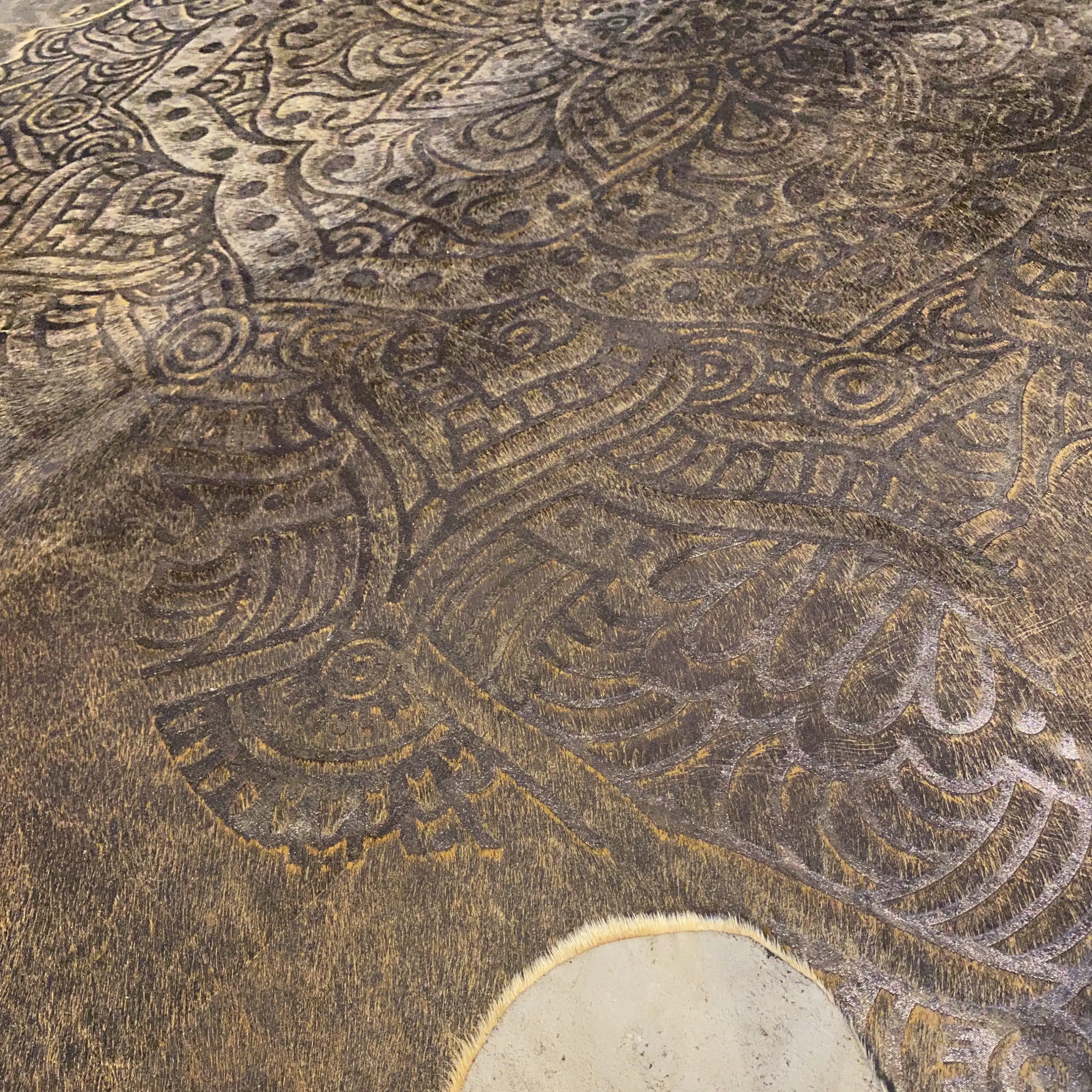 HAKİKİ DERİ DANA POSTU LAZERLİ-VARAKLI 215 x 270 - 1401000006