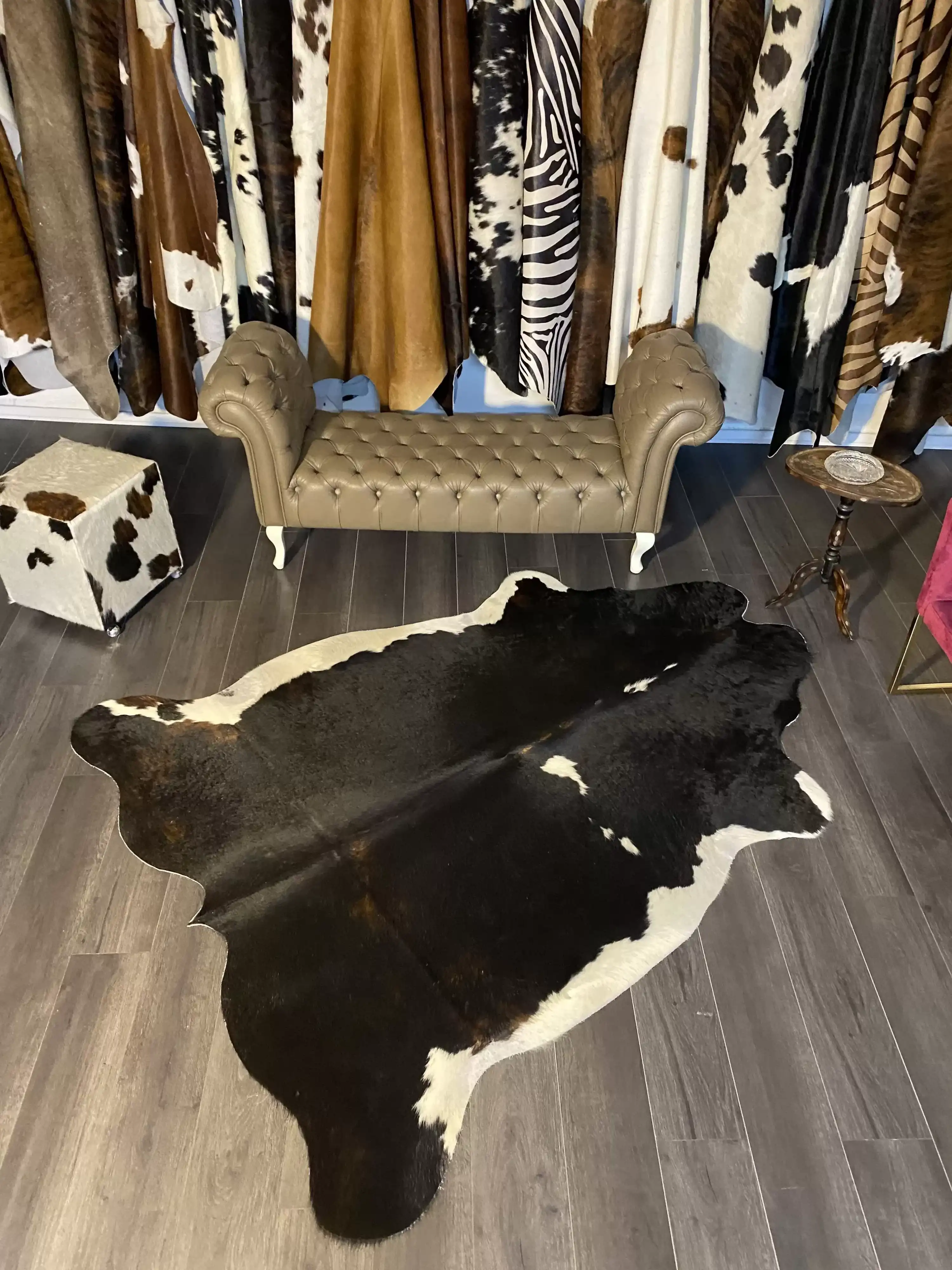 HAKİKİ DERİ DANA POSTU MIX KAHVE 175 x 225 - 1001000165