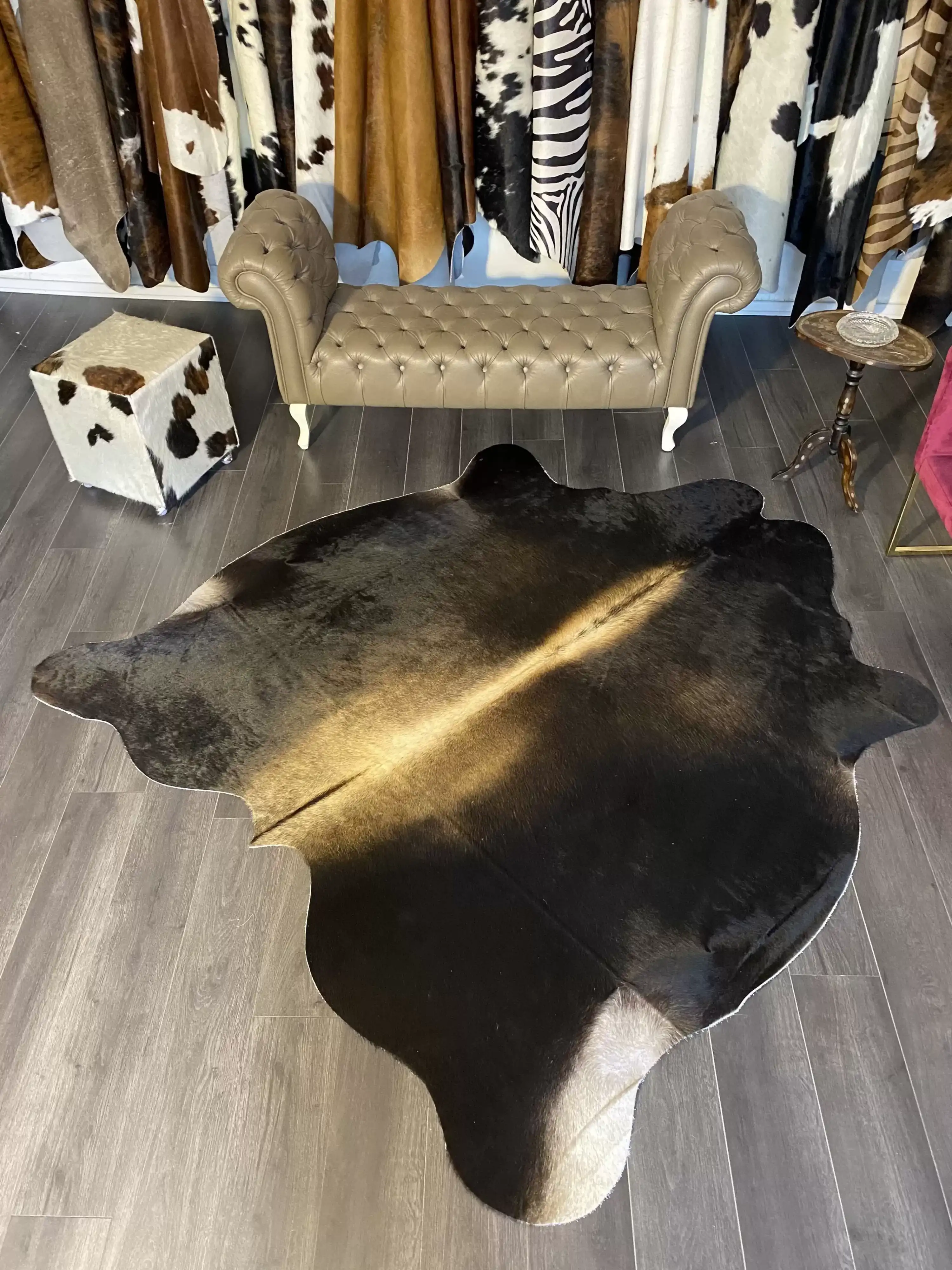 HAKİKİ DERİ DANA POSTU MIX KAHVE 200 x 220 - 1001000021