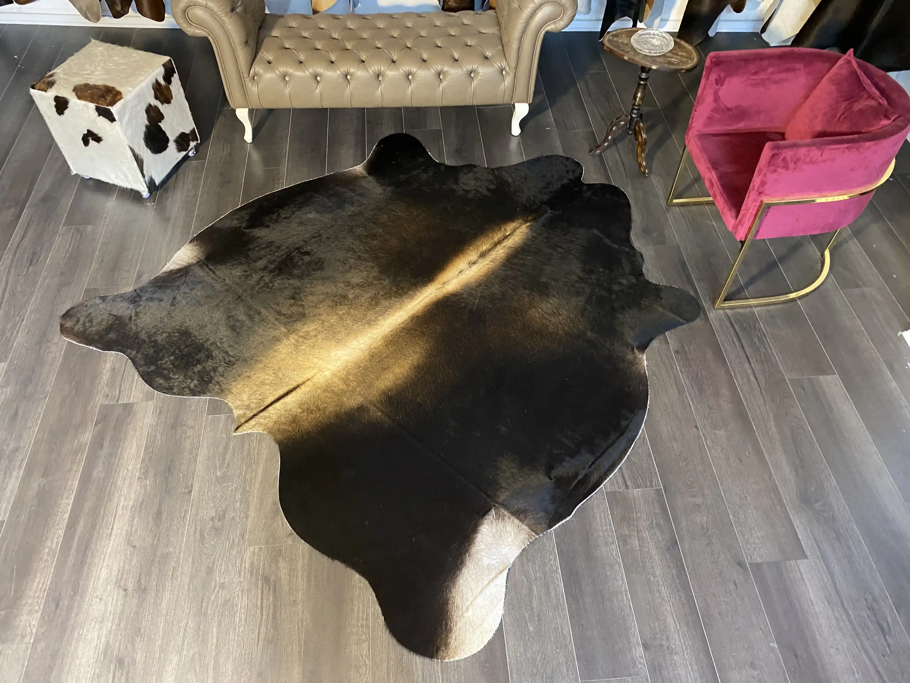 HAKİKİ DERİ DANA POSTU MIX KAHVE 200 x 220 - 1001000021