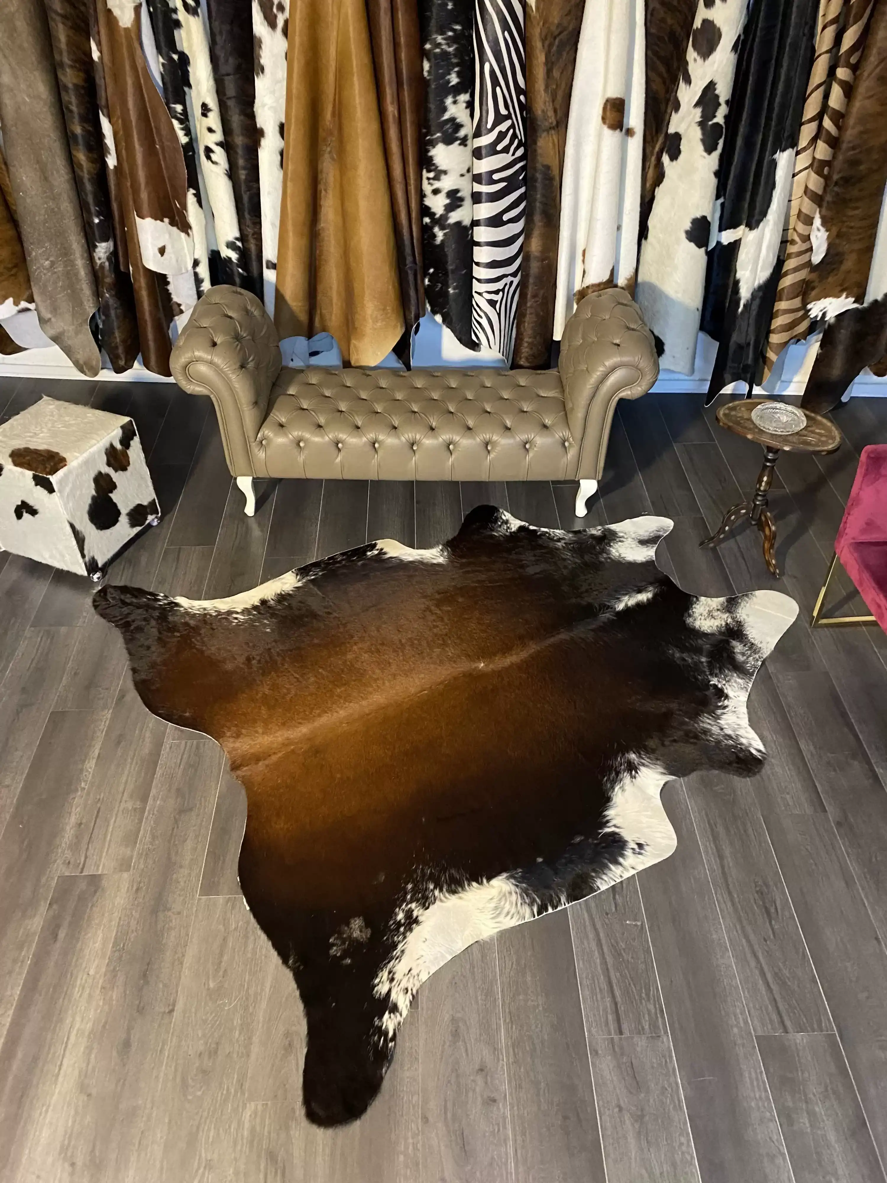 HAKİKİ DERİ DANA POSTU MIX KAHVE 200 x 220 - 1001000174