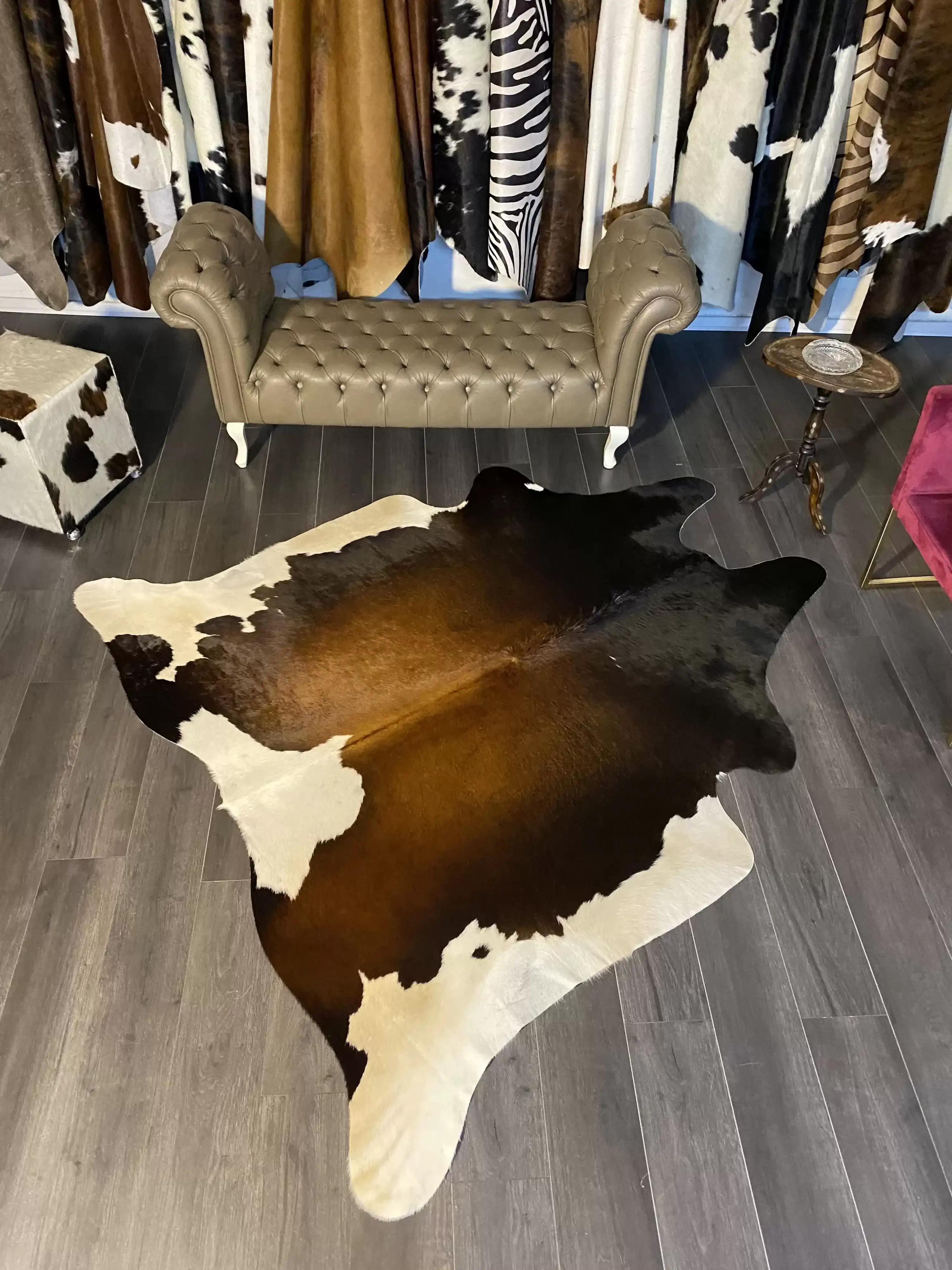 HAKİKİ DERİ DANA POSTU MIX KAHVE 200 x 225 - 1001000151