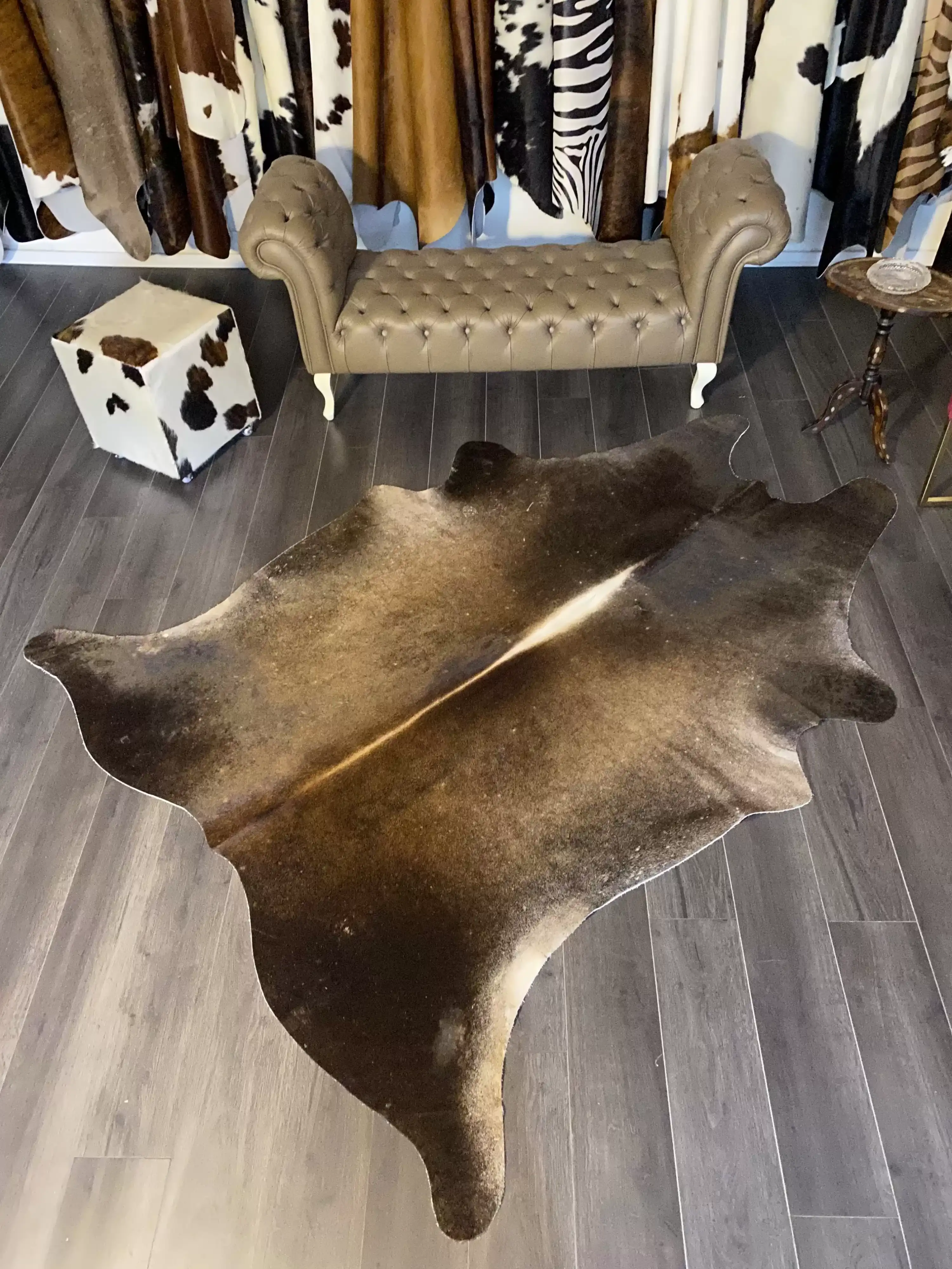 HAKİKİ DERİ DANA POSTU MIX KAHVE 200 x 245 - 1001000108