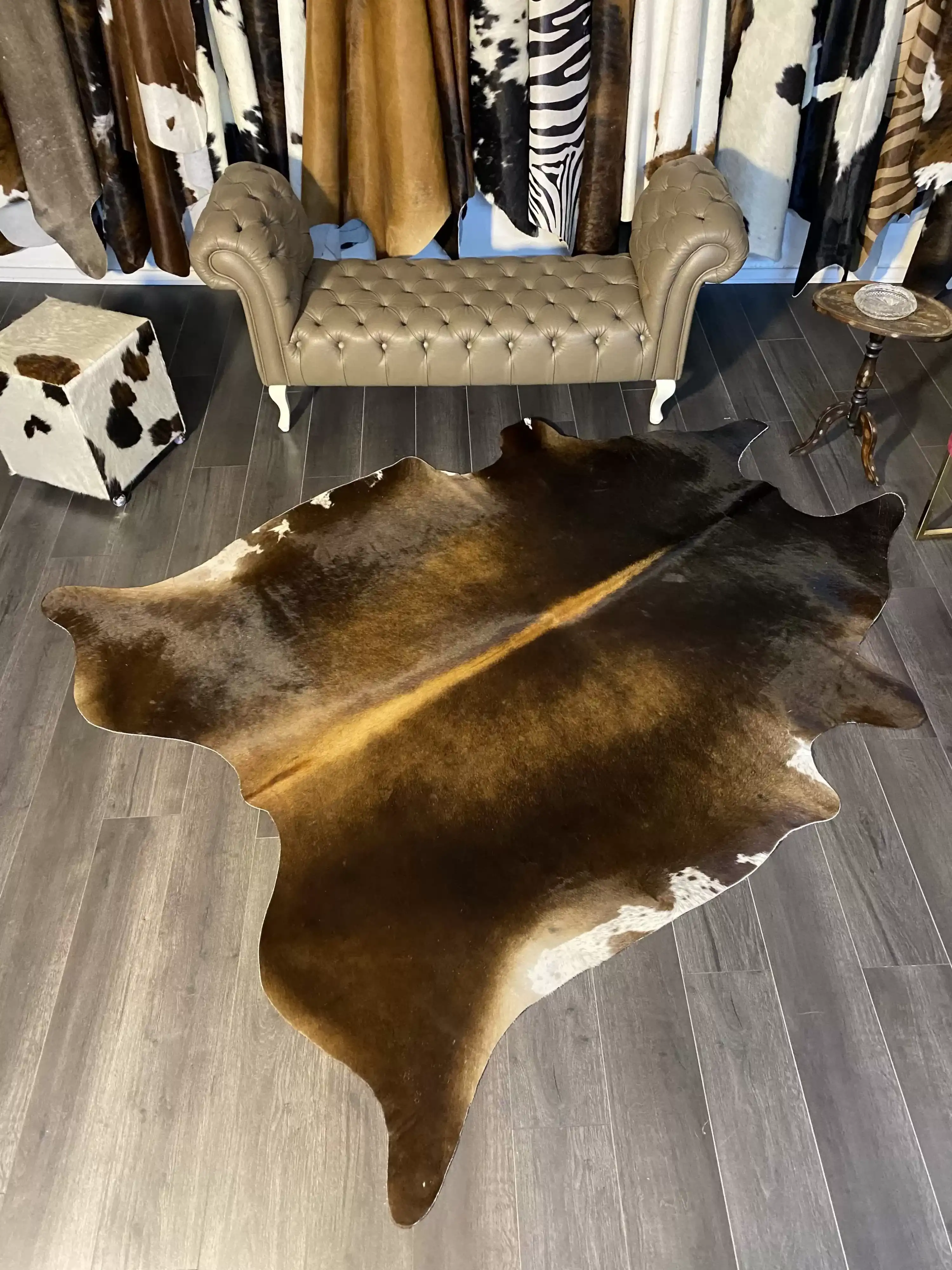 HAKİKİ DERİ DANA POSTU MIX KAHVE 200 x 245 - 1001000145