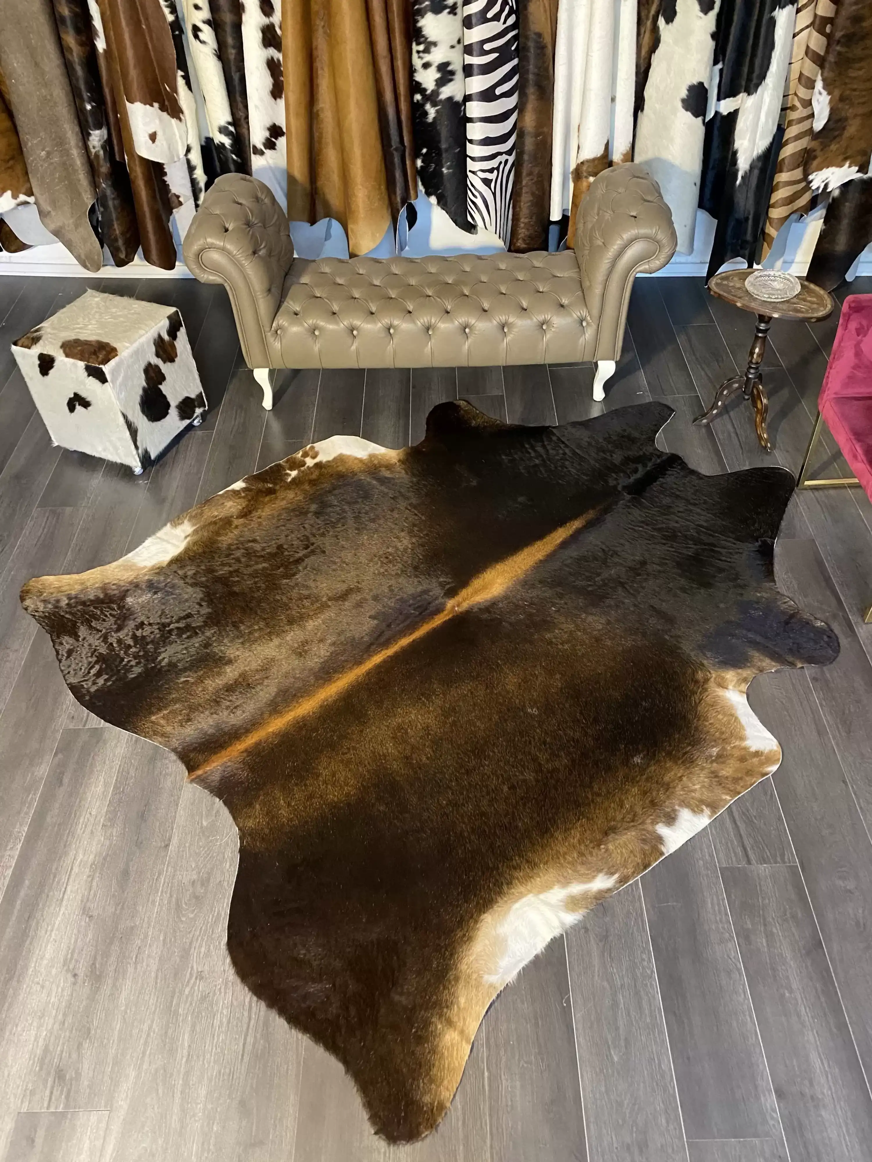 HAKİKİ DERİ DANA POSTU MIX KAHVE 205 x 240 - 1001000096