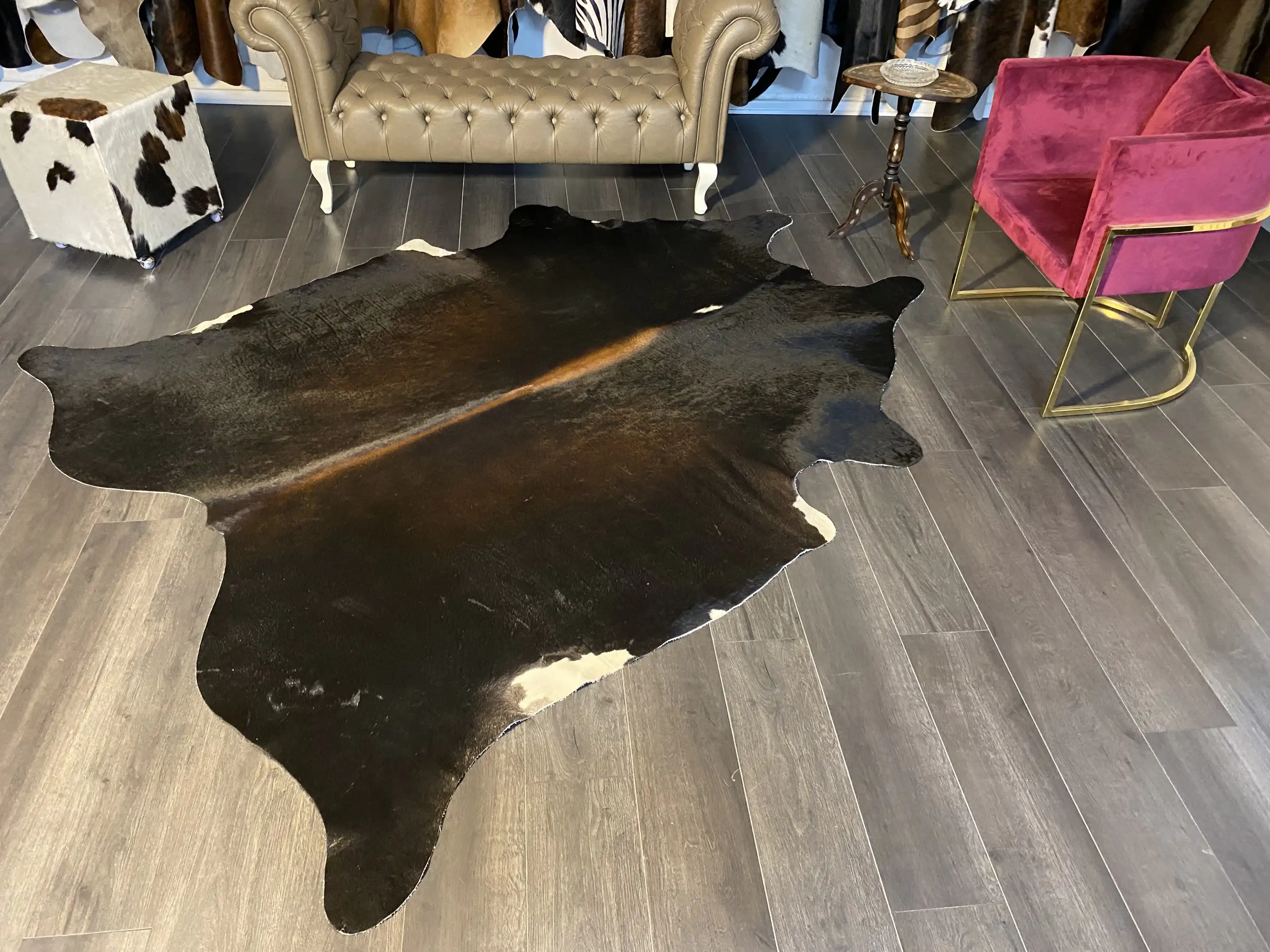 HAKİKİ DERİ DANA POSTU MIX KAHVE 205 x 250 - 1001000181