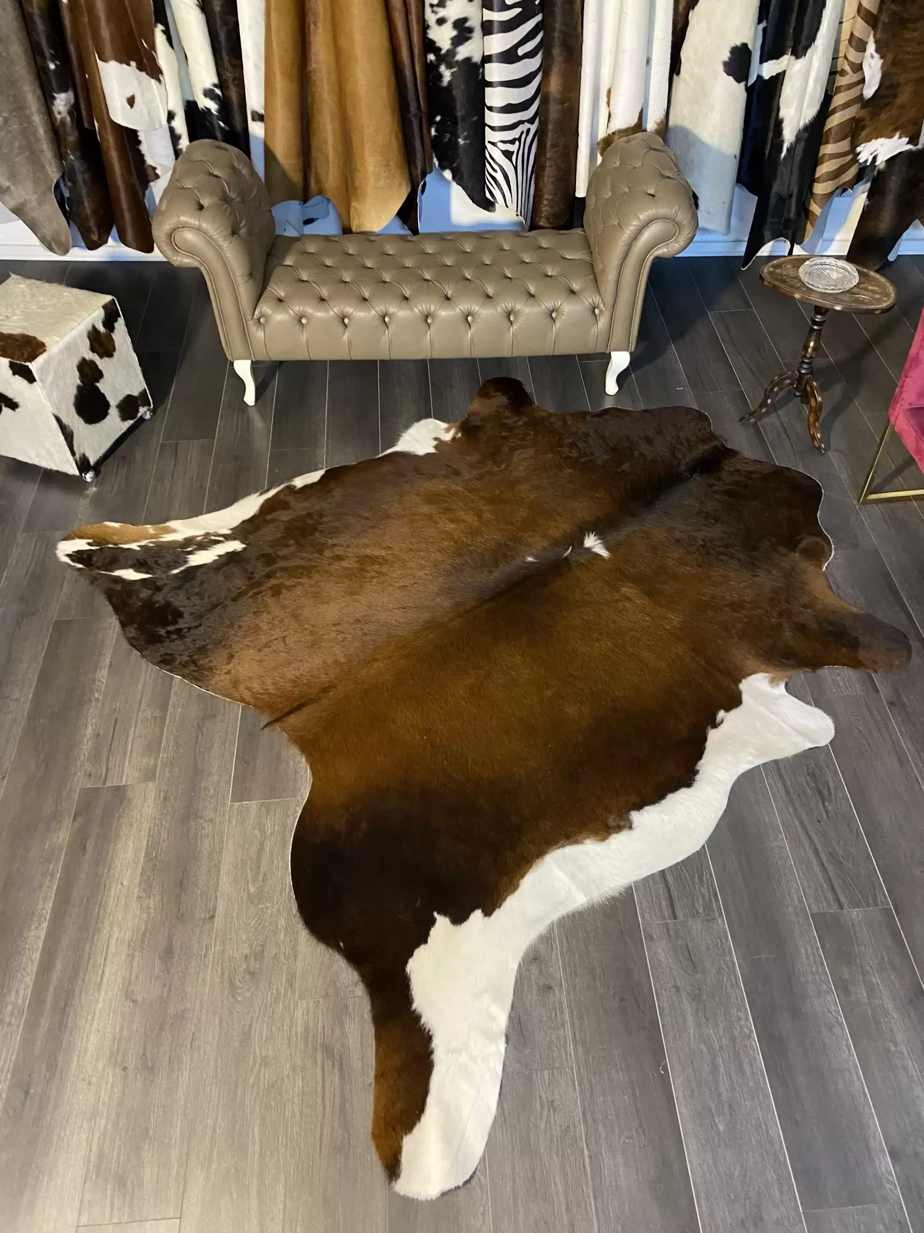 HAKİKİ DERİ DANA POSTU MIX KAHVE 215 x 235 - 1001000158