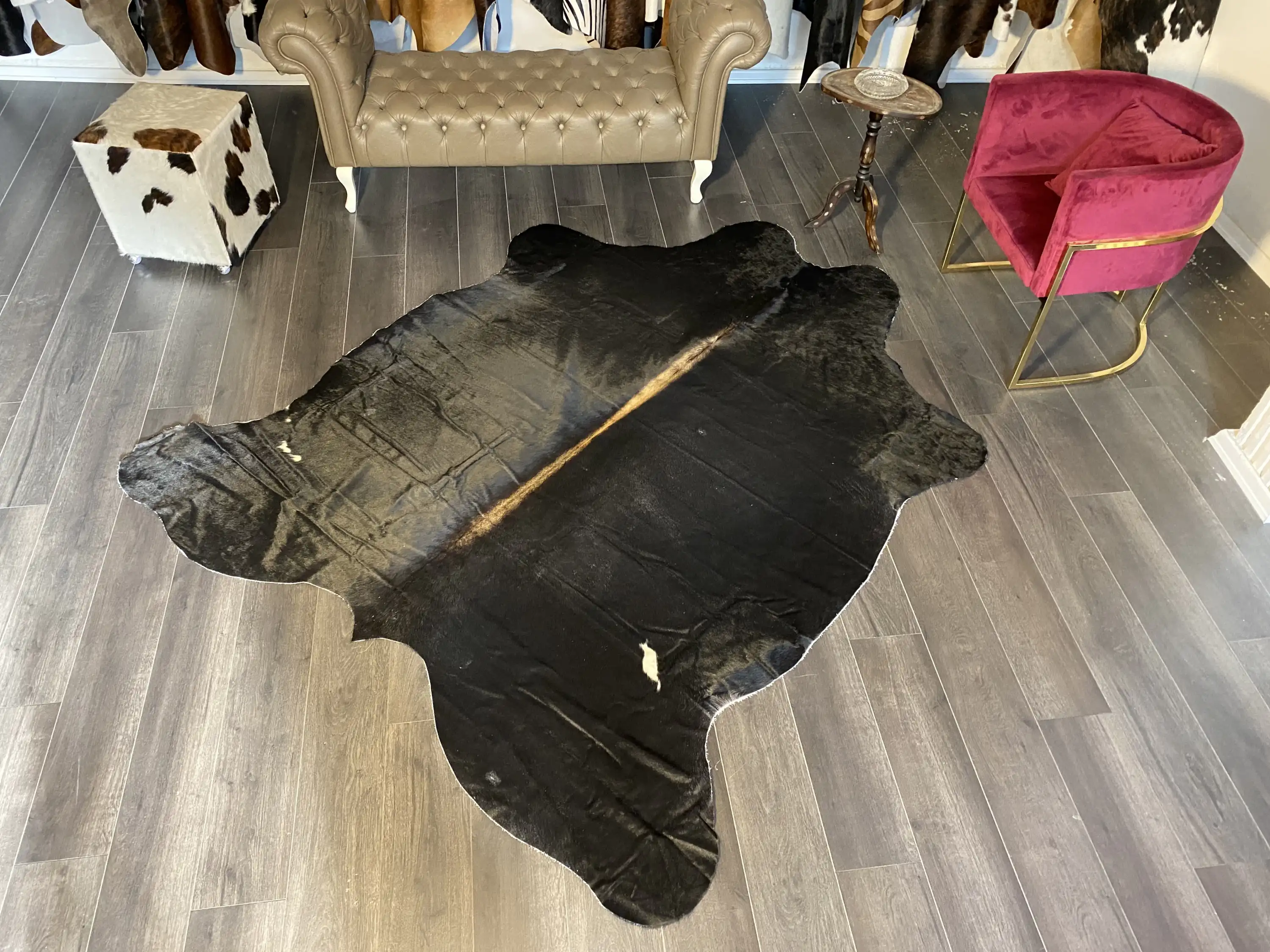 HAKİKİ DERİ DANA POSTU SİYAH 205 x 240 - 0101000015