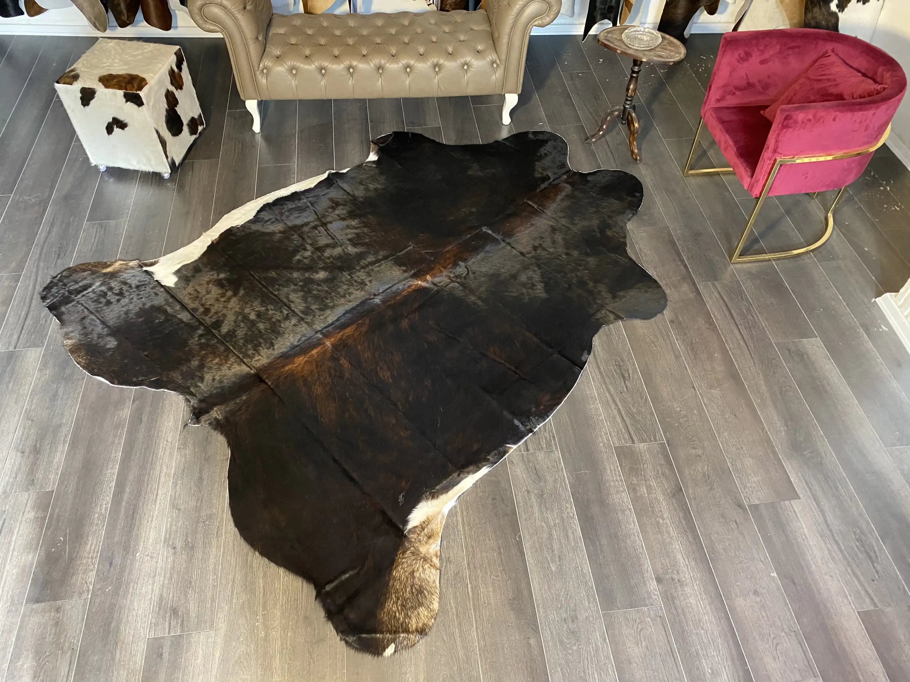 HAKİKİ DERİ DANA POSTU SİYAH 215 x 255 - 0101000017