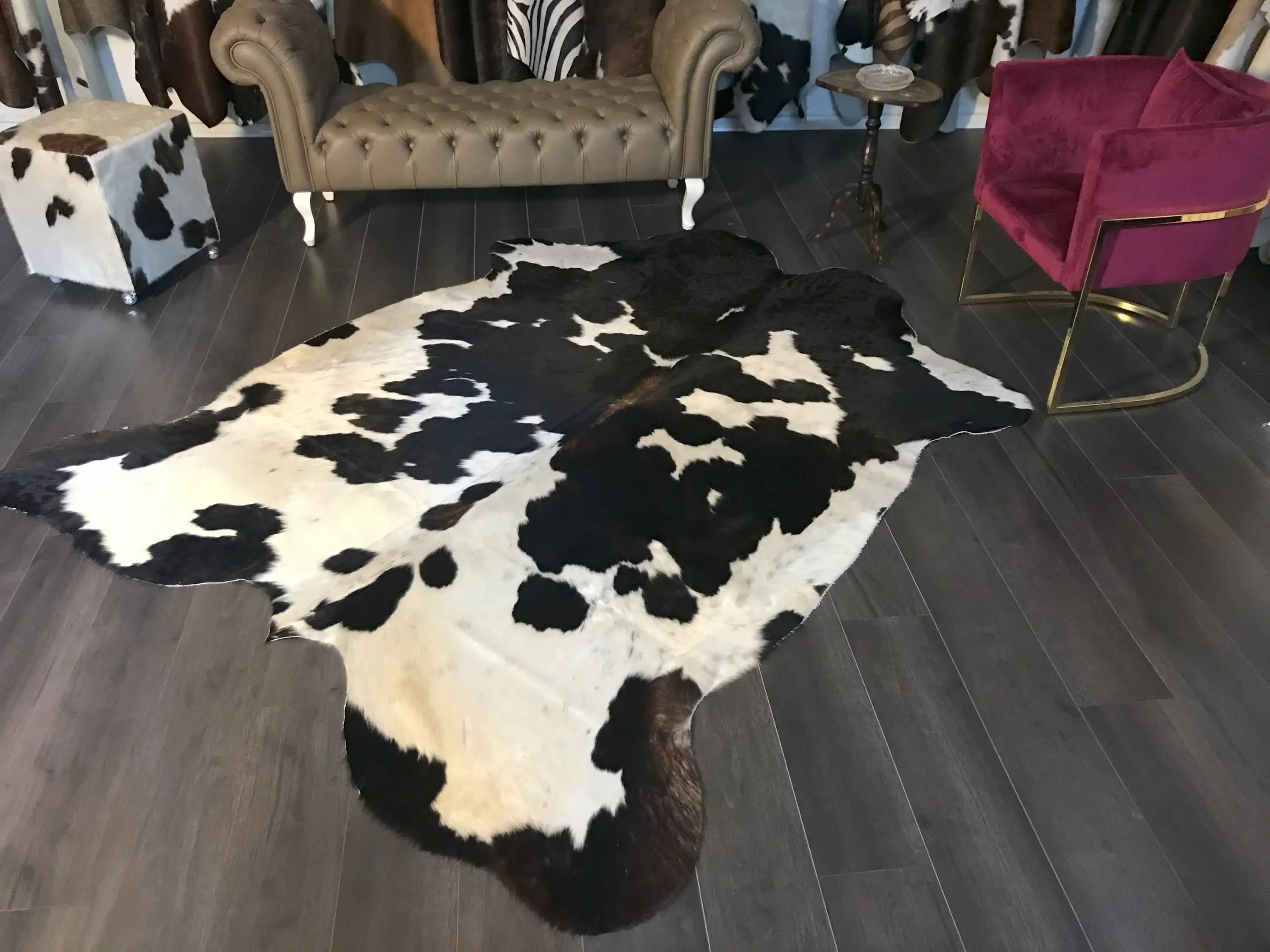 HAKİKİ DERİ DANA POSTU ÜÇ RENK 190 x 205 - 0901000135