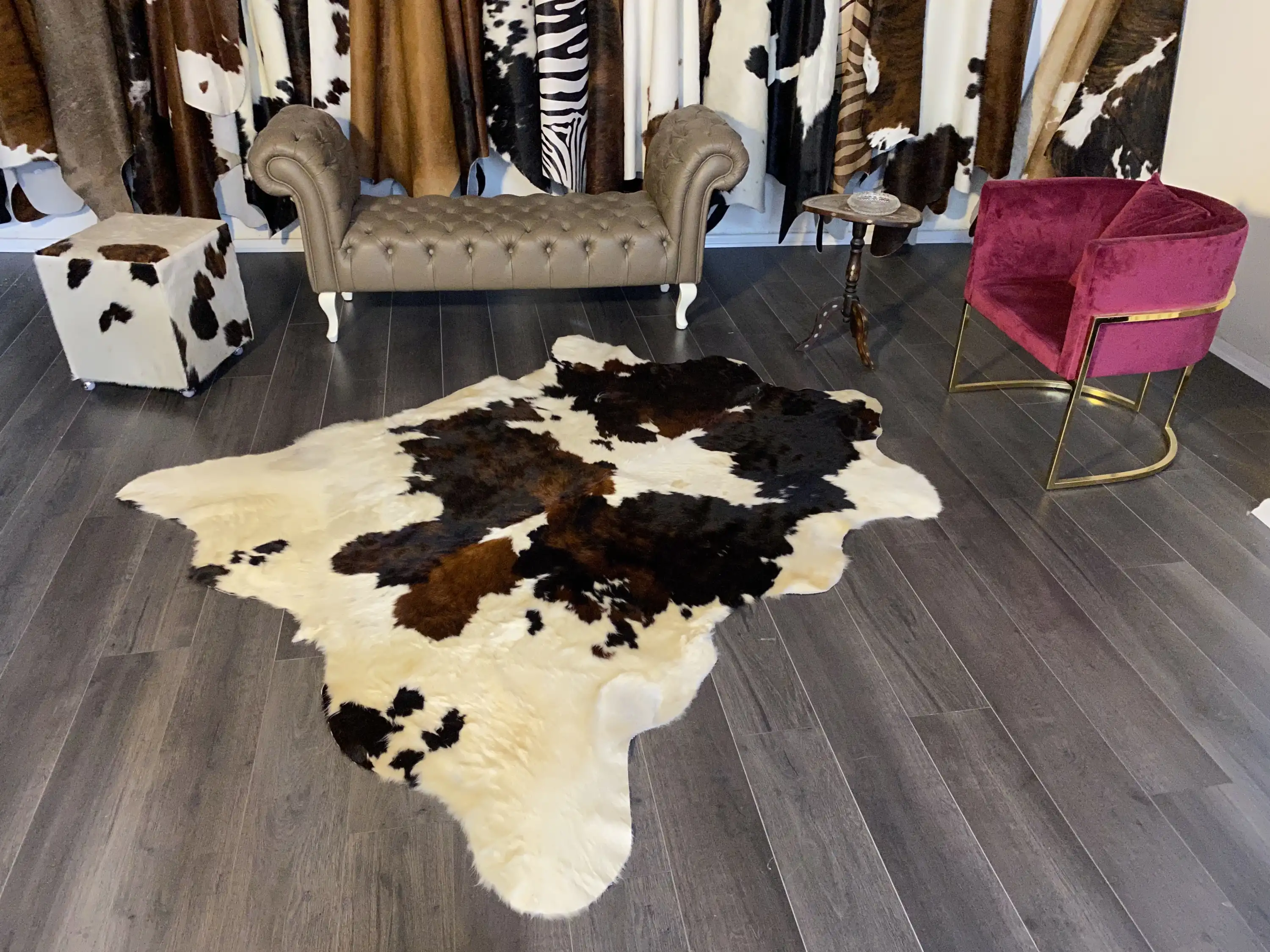 HAKİKİ DERİ DANA POSTU ÜÇ RENK 190 x 215 - 0901000082