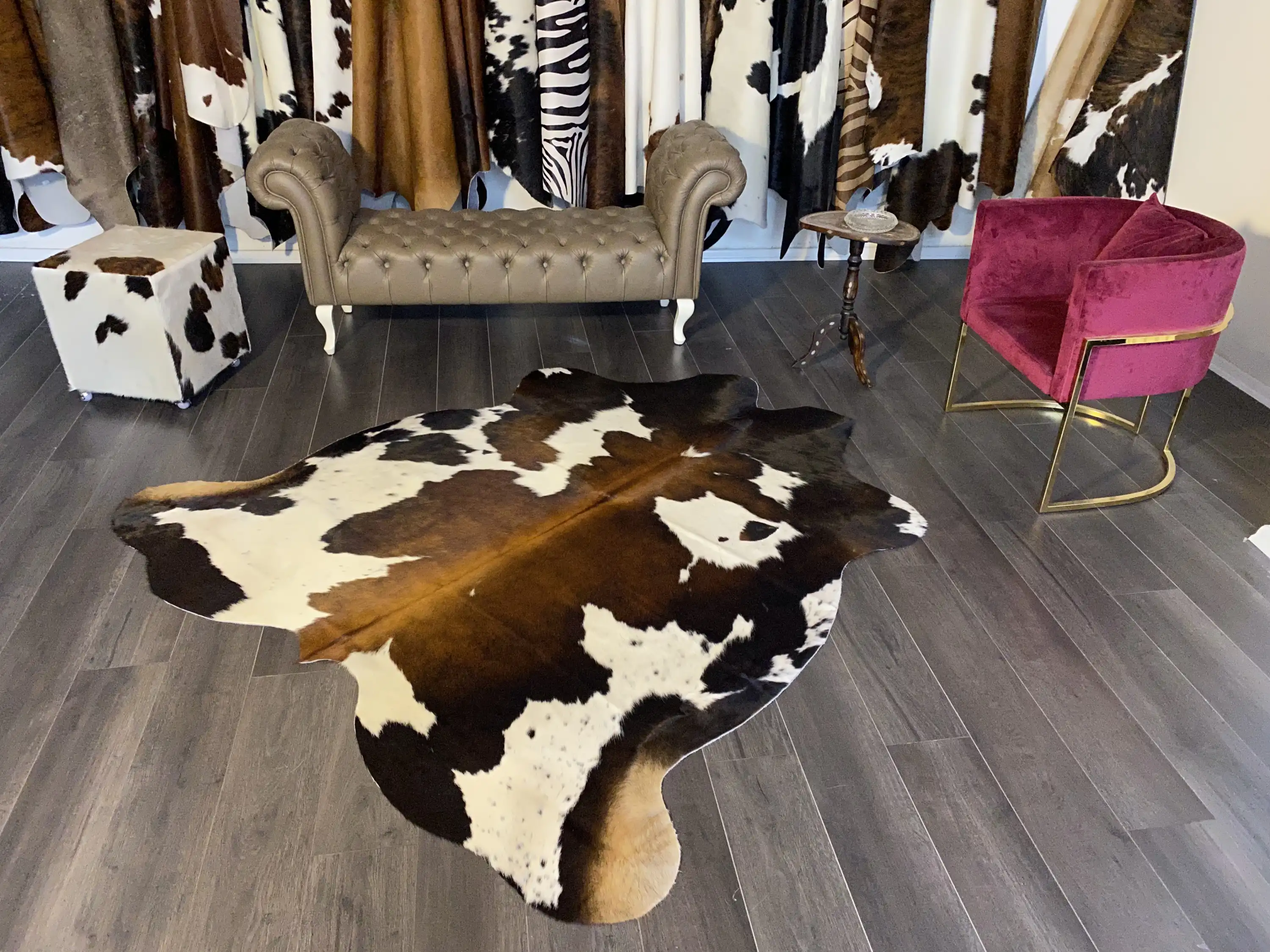 HAKİKİ DERİ DANA POSTU ÜÇ RENK 195 x 205 - 0901000083