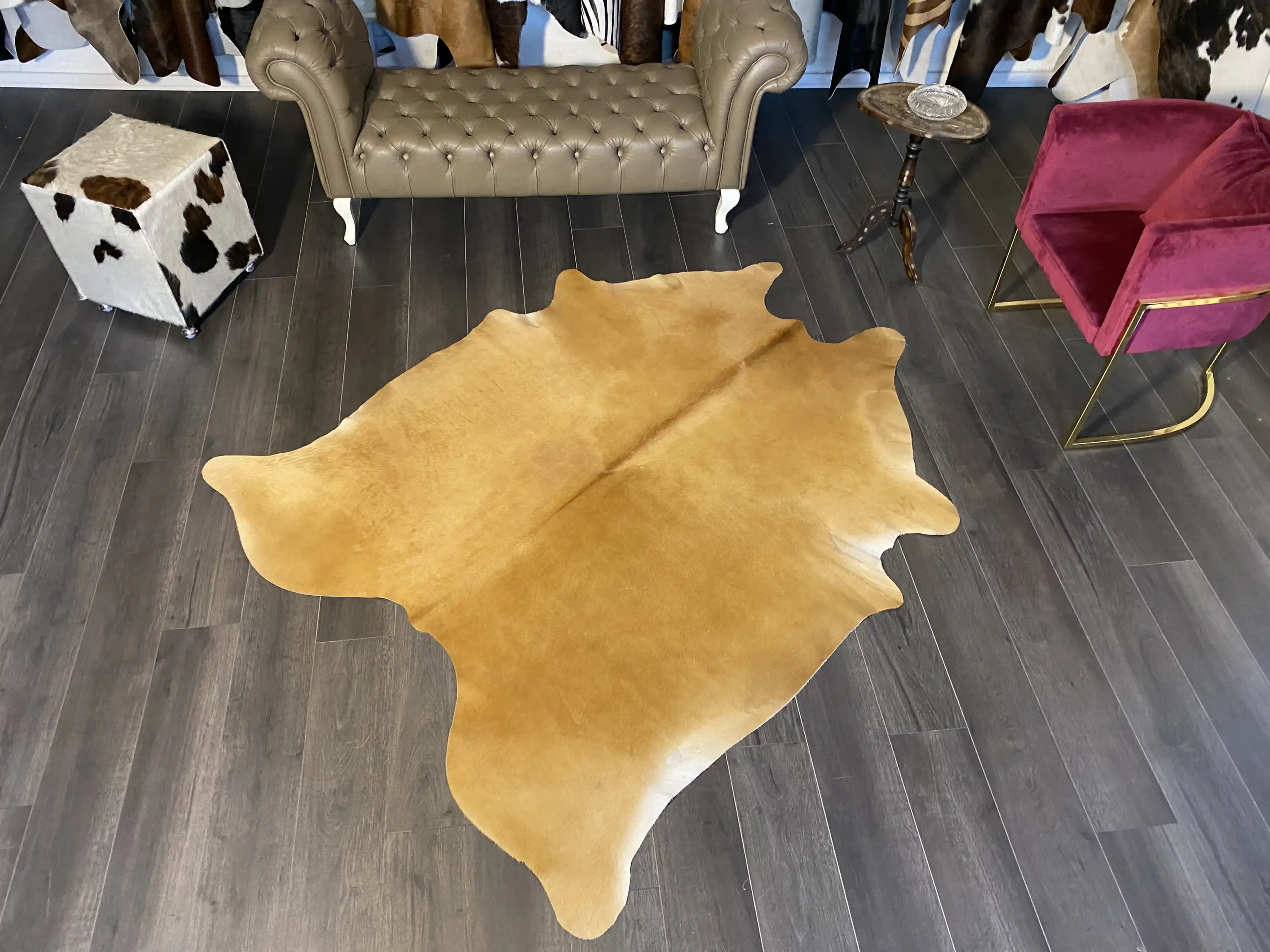 HAKİKİ DERİ DANA POSTU KAHVE 170 x 210 - 0201000036